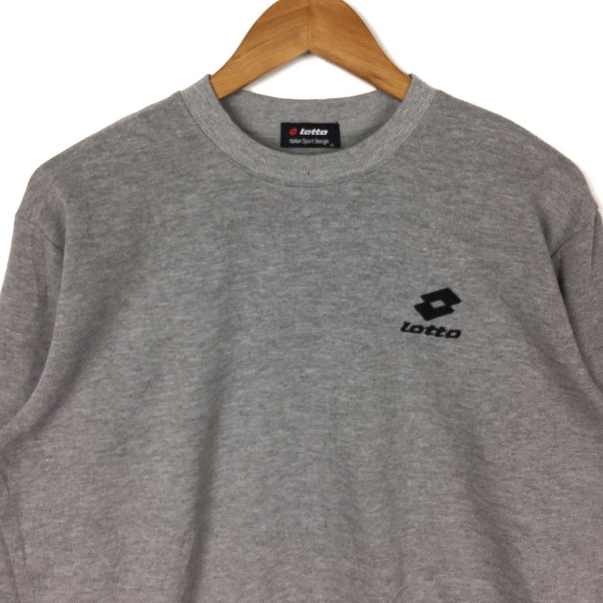 Lotto Sport LOTTO SPORT Small Logo Sportswear Grey Sweatshirt Size US L / EU 52-54 / 3 - 2 Thumbnail