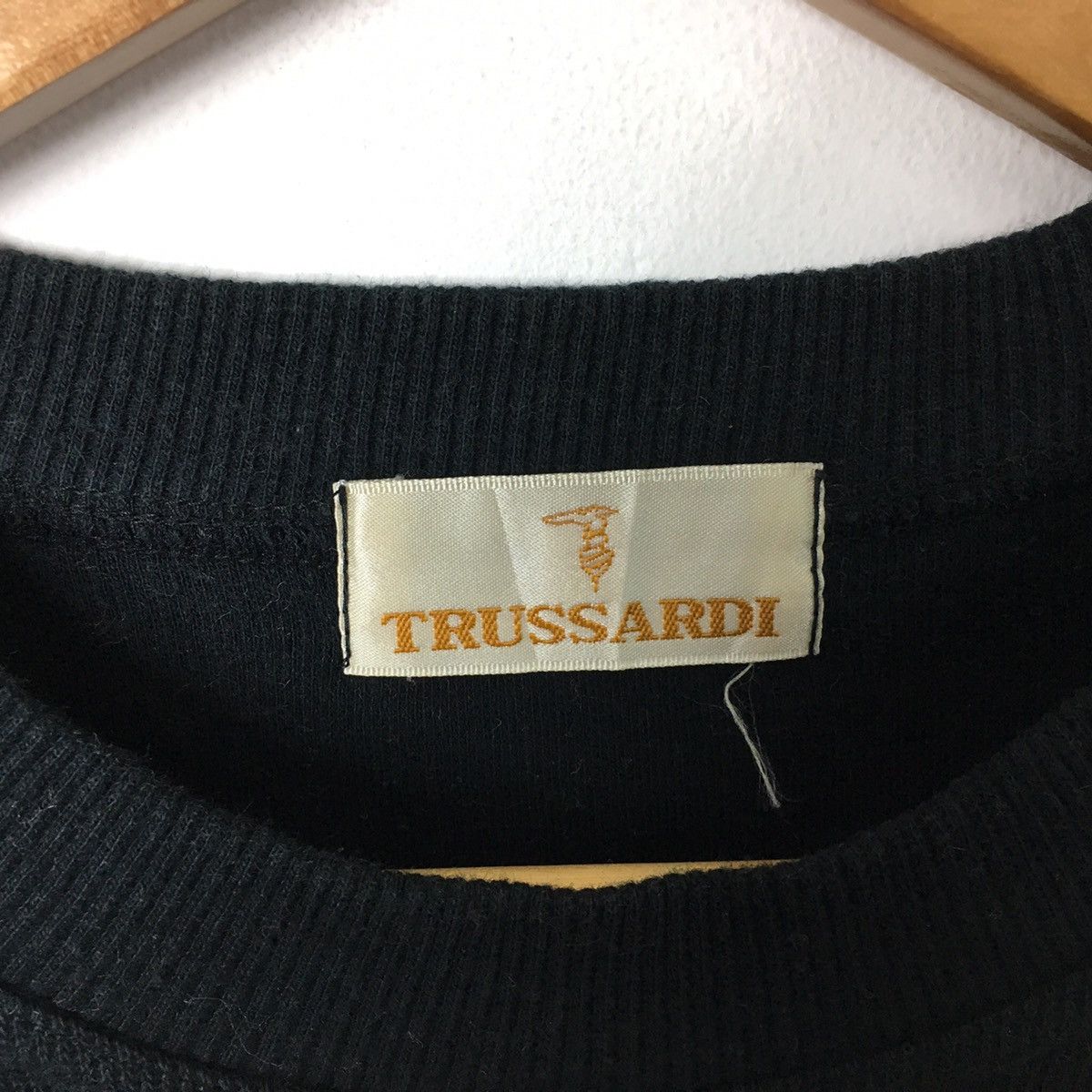 Trussardi TRUSSARDI JEANS ICONIC Italian Designer Embroidered Black Size US M / EU 48-50 / 2 - 3 Thumbnail