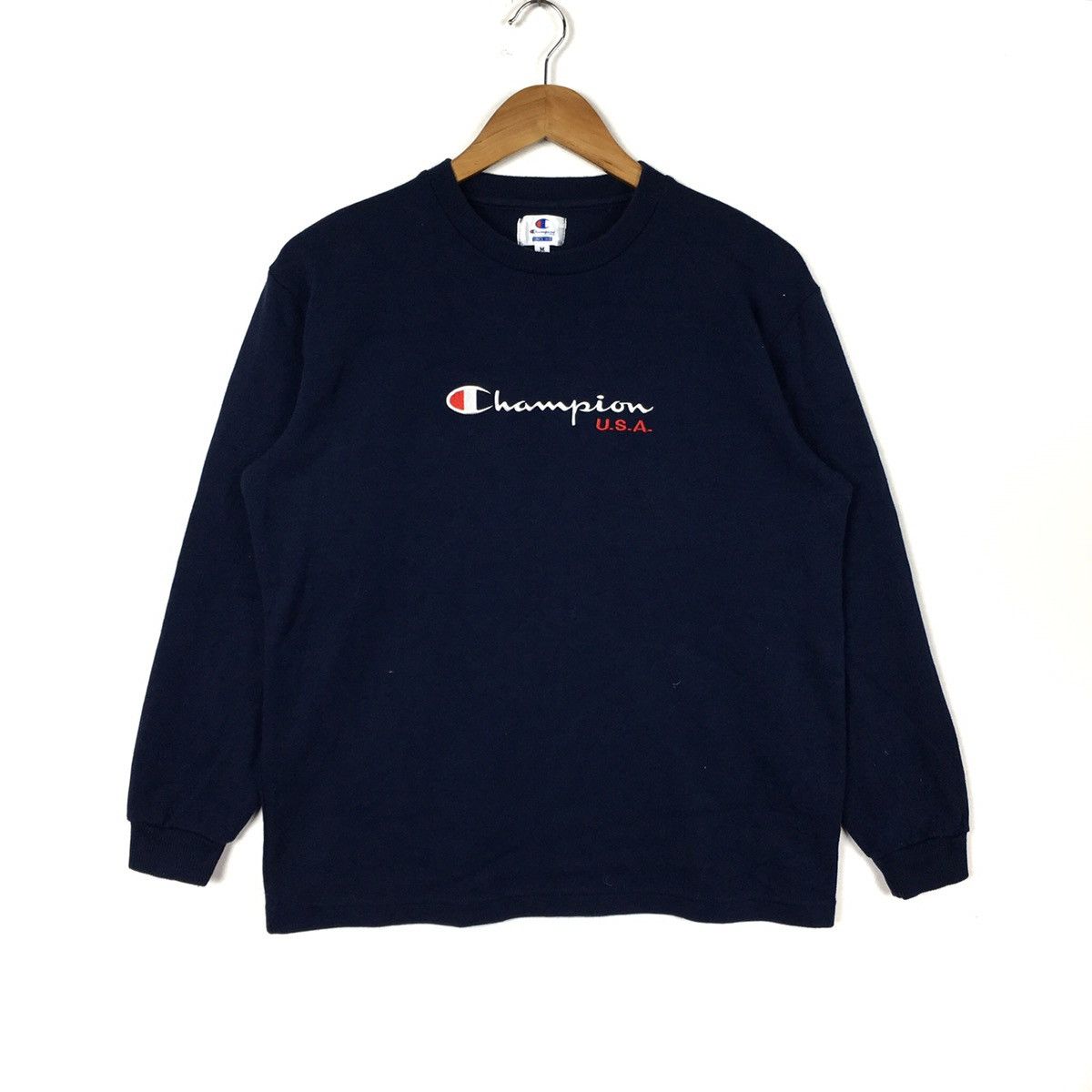 Champion CHAMPION USA Sportswear Crew Neck Black Sweatshirt Size US M / EU 48-50 / 2 - 1 Thumbnail