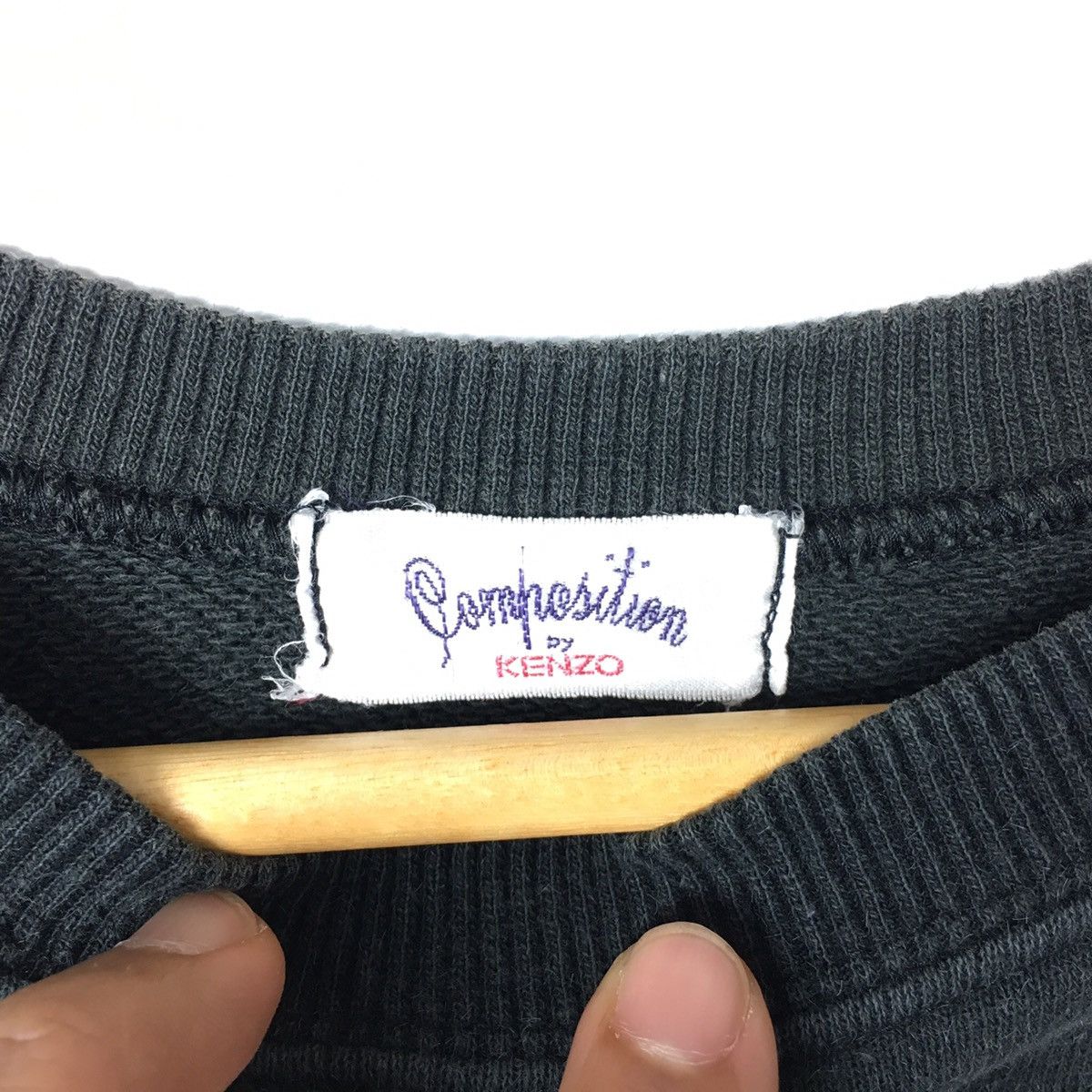 Kenzo COMPOSITION By KENZO JEANS Paris French Designer Sweatshirt Size US L / EU 52-54 / 3 - 4 Thumbnail