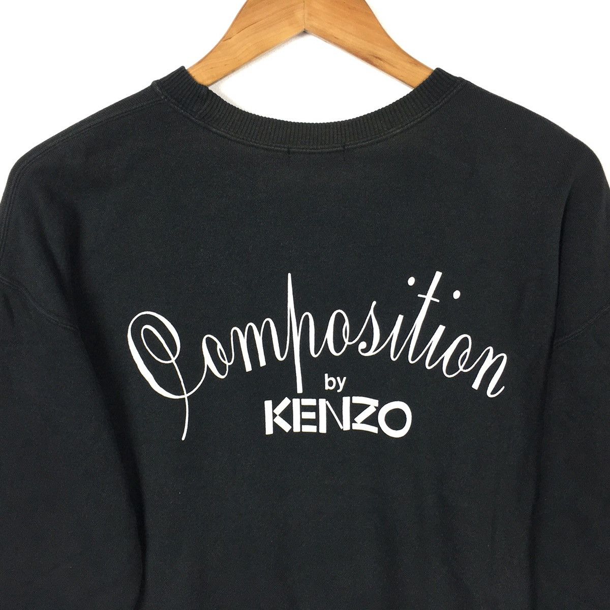 Kenzo COMPOSITION By KENZO JEANS Paris French Designer Sweatshirt Size US L / EU 52-54 / 3 - 2 Thumbnail