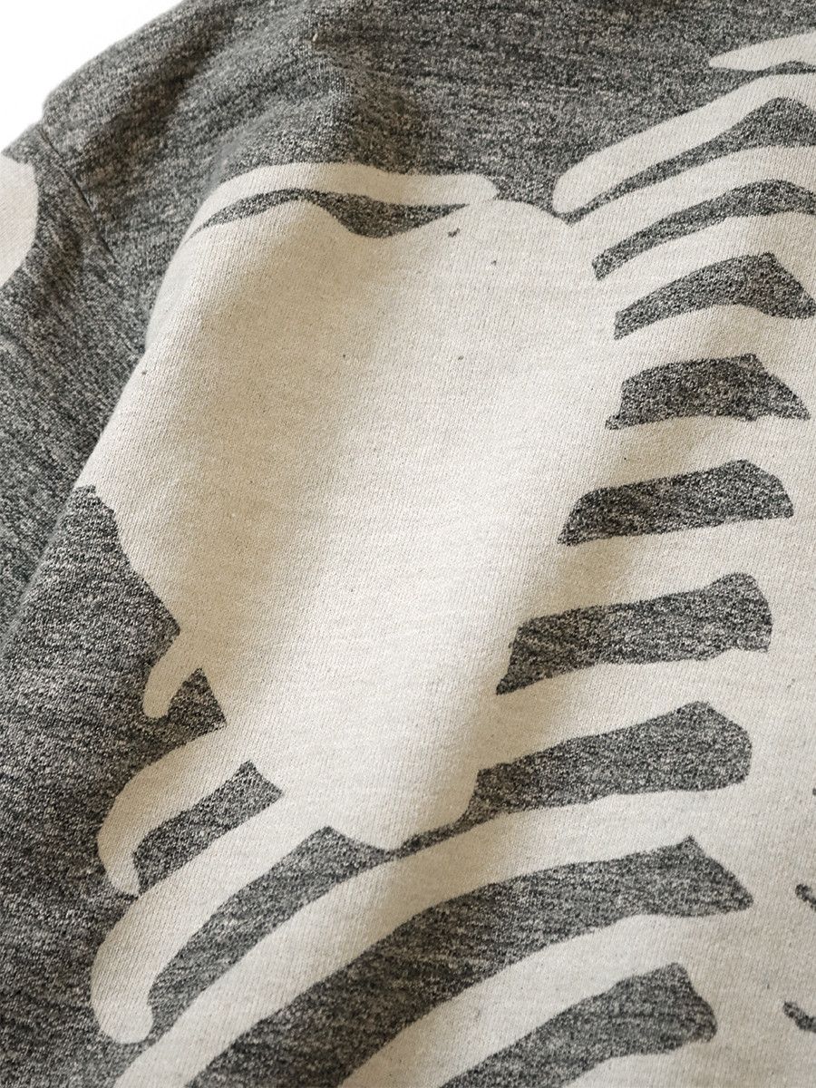 Kapital kapital KAPITAL bone big crewneck sweatshirt charcoal gray Size US XL / EU 56 / 4 - 7 Thumbnail