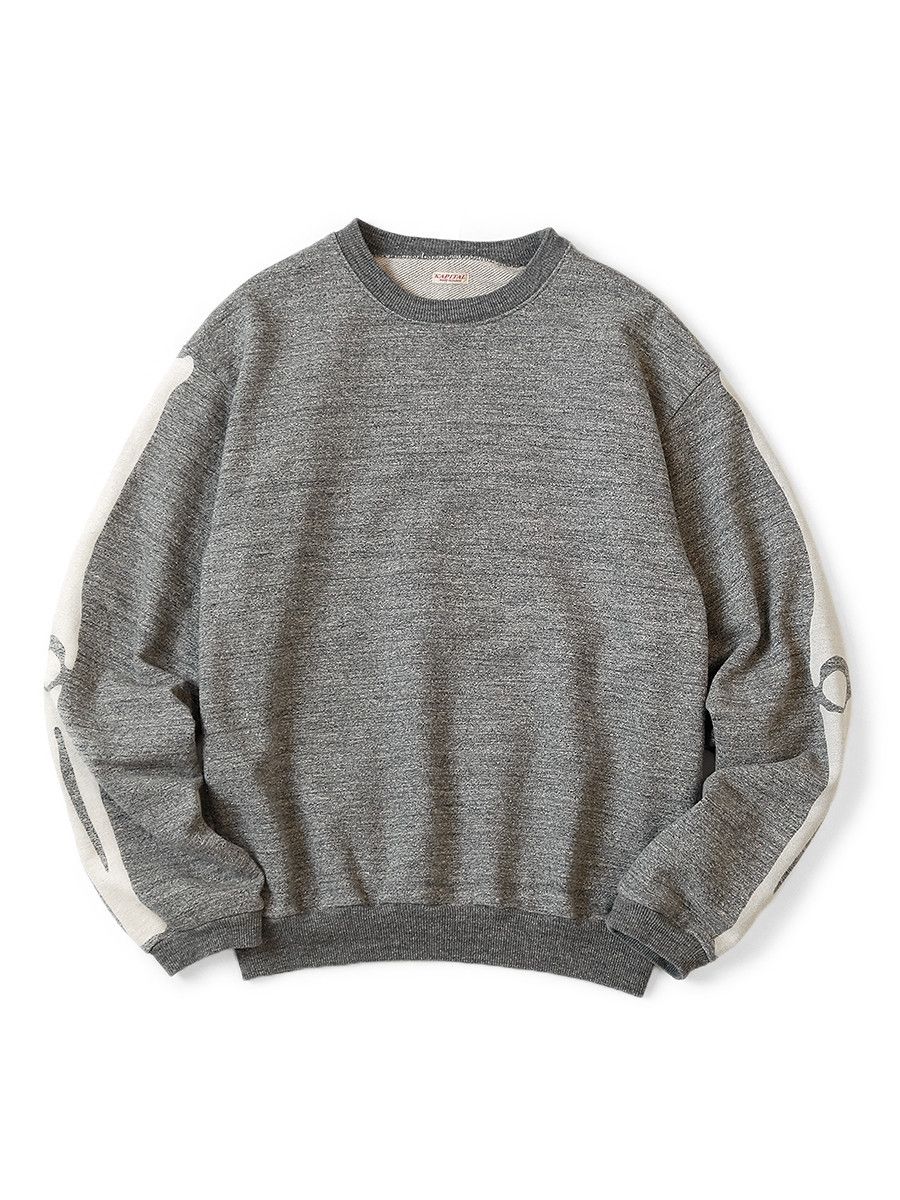 Kapital kapital KAPITAL bone big crewneck sweatshirt charcoal gray Size US XL / EU 56 / 4 - 2 Thumbnail