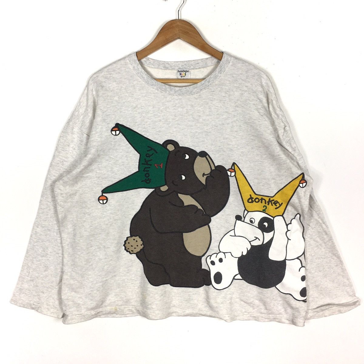 Vintage CASTELBAJAC DONKEY SPORTS Kids Pop Art Artist GreySweatshirt Size US XXL / EU 58 / 5 - 1 Thumbnail