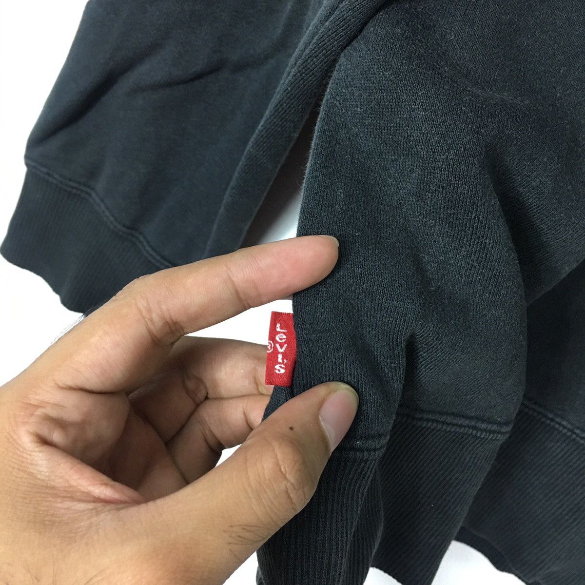 Levi's LEVIS STRAUSS & Co Two Horses Jeans Denim Black Sweatshirt Size US XL / EU 56 / 4 - 5 Thumbnail