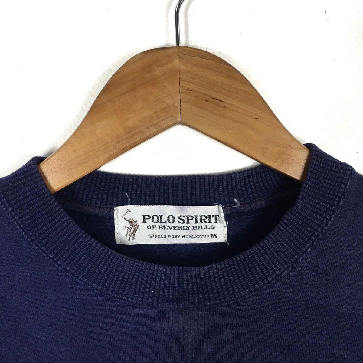 Polo Ralph Lauren POLO SPIRIT Big Pony Embroidered Blue Sweatshirt Streetwear Size US M / EU 48-50 / 2 - 3 Thumbnail