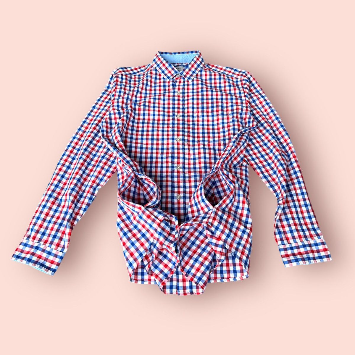 Flannel × Japanese Brand × Takeo Kikuchi THE TK SHOP (TAKEO KIKUCHI) LS BUTTON UP SHIRT Size US L / EU 52-54 / 3 - 7 Thumbnail