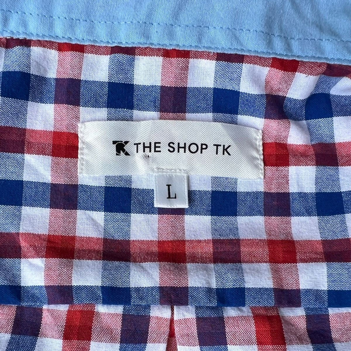 Flannel × Japanese Brand × Takeo Kikuchi THE TK SHOP (TAKEO KIKUCHI) LS BUTTON UP SHIRT Size US L / EU 52-54 / 3 - 15 Thumbnail