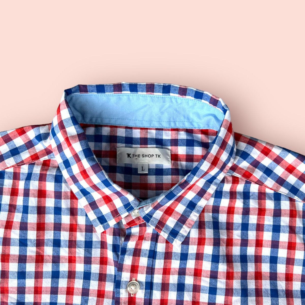 Flannel × Japanese Brand × Takeo Kikuchi THE TK SHOP (TAKEO KIKUCHI) LS BUTTON UP SHIRT Size US L / EU 52-54 / 3 - 14 Thumbnail