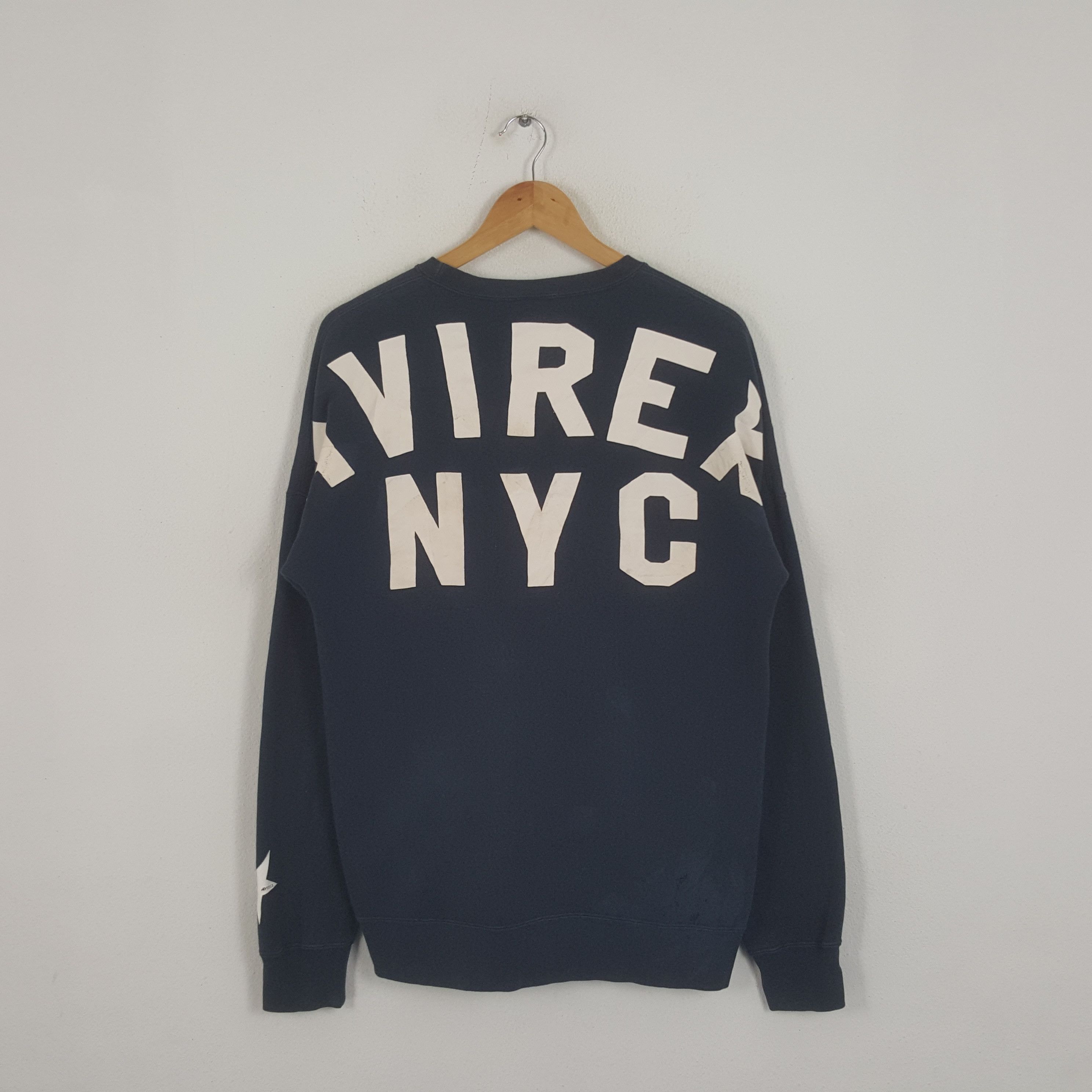 Vintage Avirex NYC Military Style Streetwear Sweatshirt