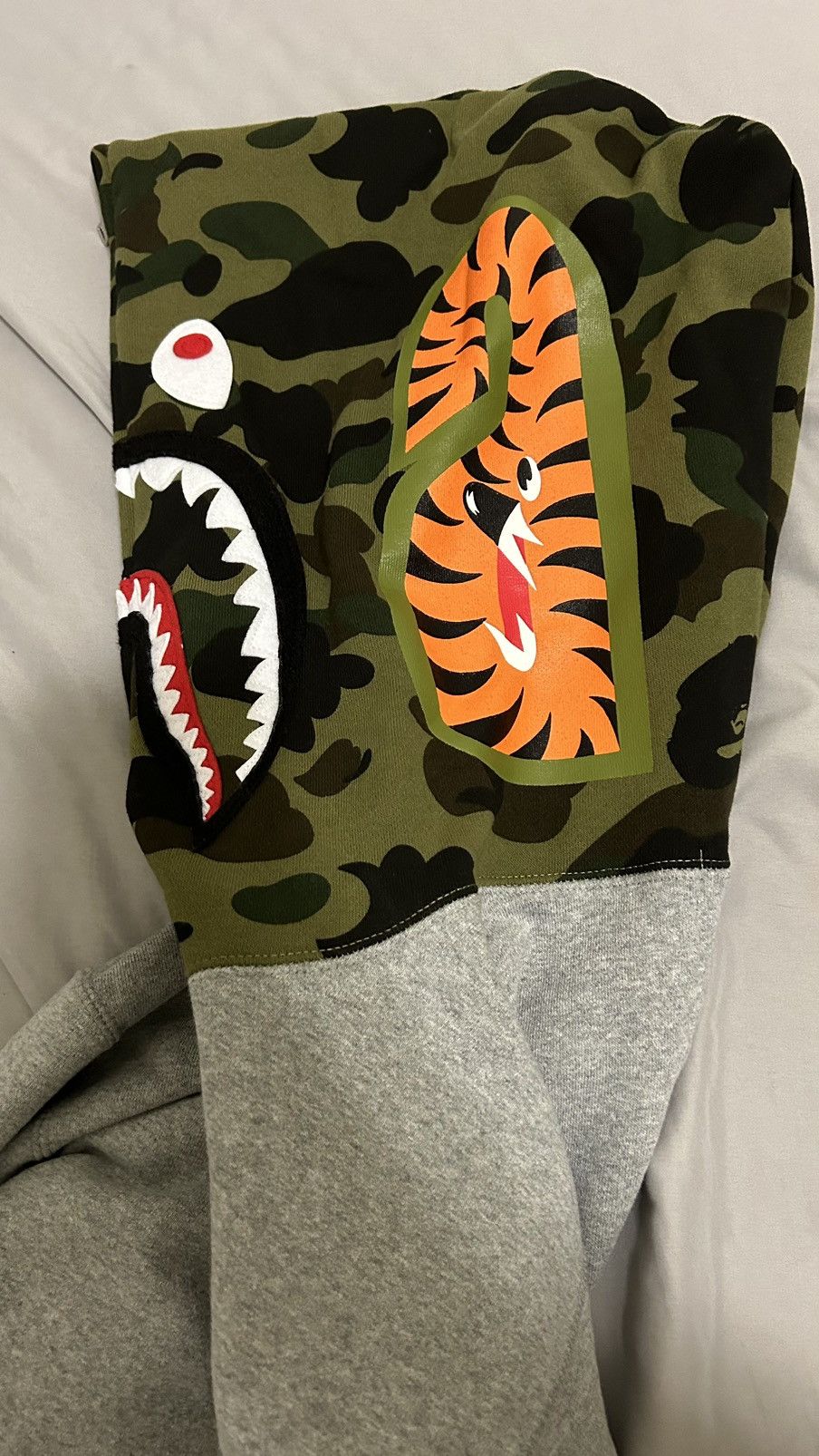 Bape × October's Very Own Bape X OVO Gray Shark Hoodie Size US XL / EU 56 / 4 - 5 Thumbnail