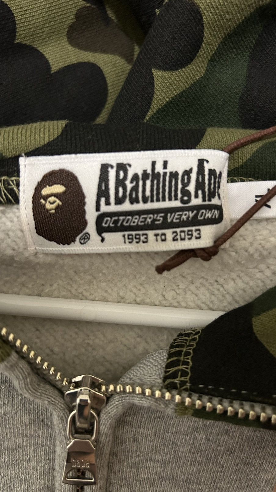 Bape × October's Very Own Bape X OVO Gray Shark Hoodie Size US XL / EU 56 / 4 - 6 Thumbnail