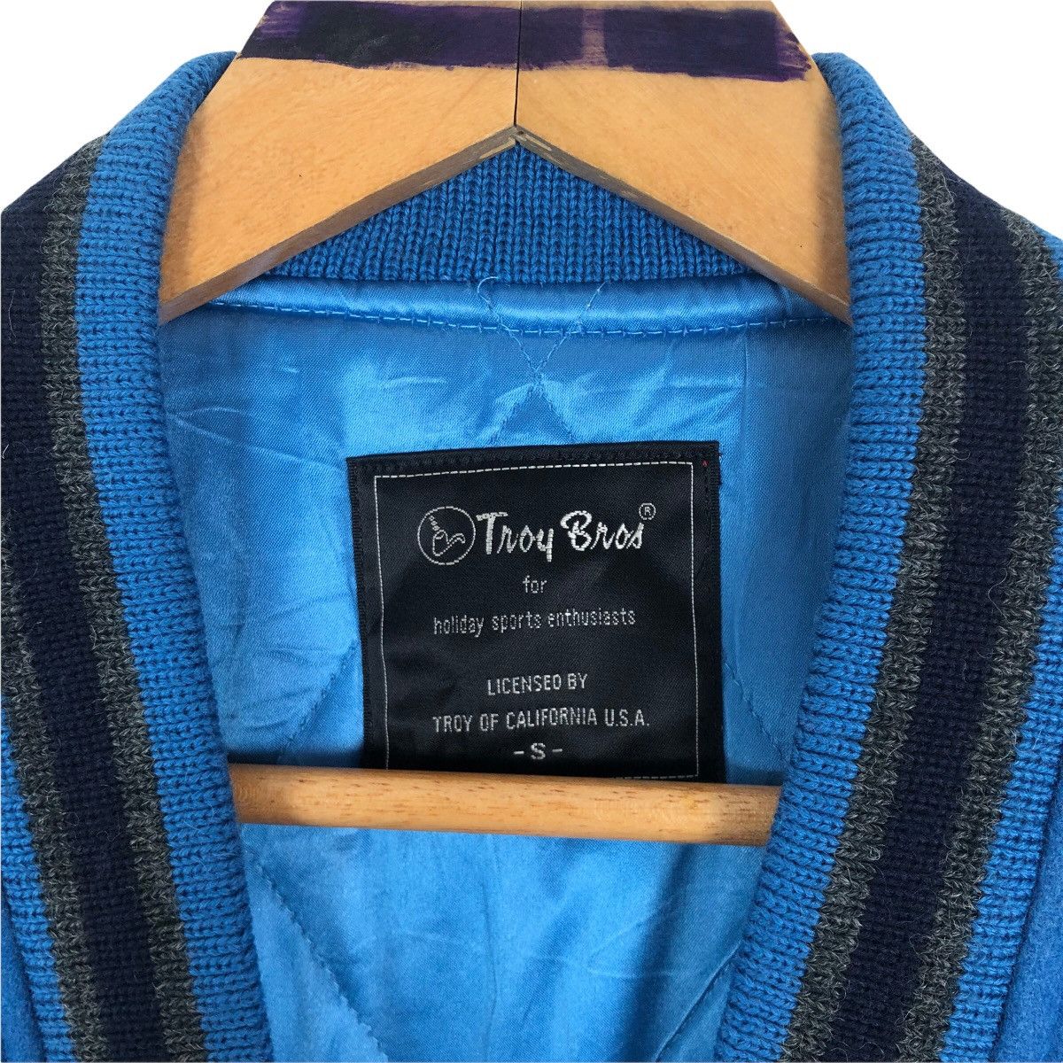 Vintage Vintage Troy Bros Cardigan Style Wool Varsity Jacket Size US M / EU 48-50 / 2 - 7 Thumbnail