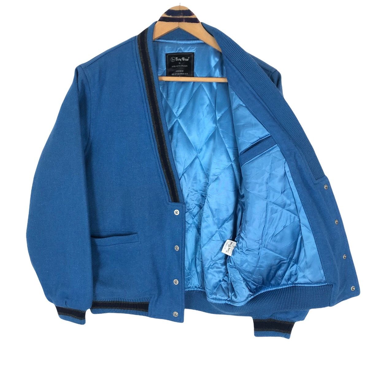Vintage Vintage Troy Bros Cardigan Style Wool Varsity Jacket Size US M / EU 48-50 / 2 - 10 Thumbnail