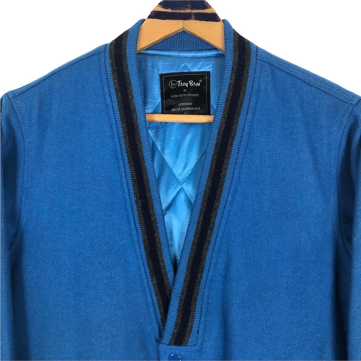 Vintage Vintage Troy Bros Cardigan Style Wool Varsity Jacket Size US M / EU 48-50 / 2 - 5 Thumbnail