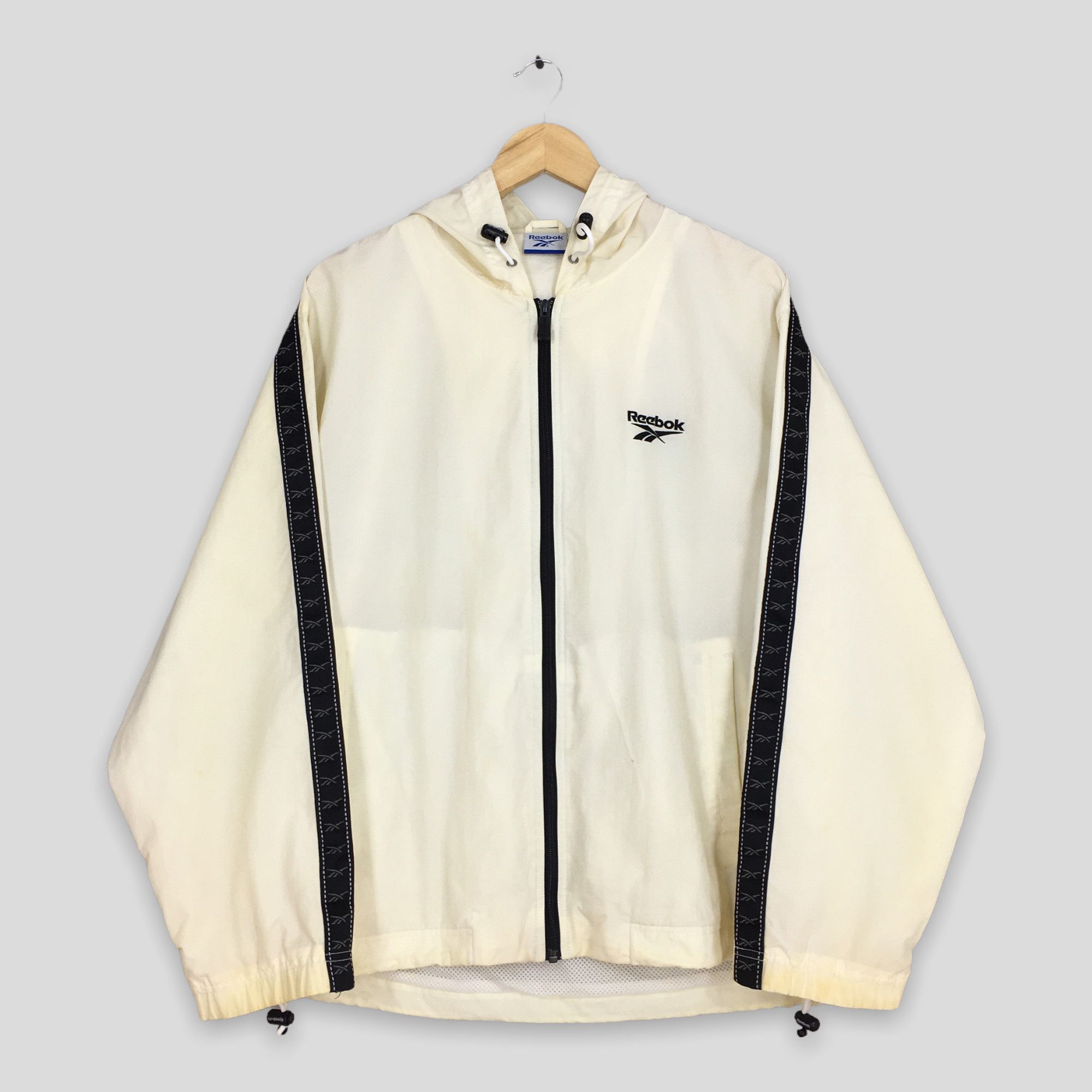 Reebok Vintage 90's Reebok Windbreaker Jacket Large Size US L / EU 52-54 / 3 - 1 Thumbnail
