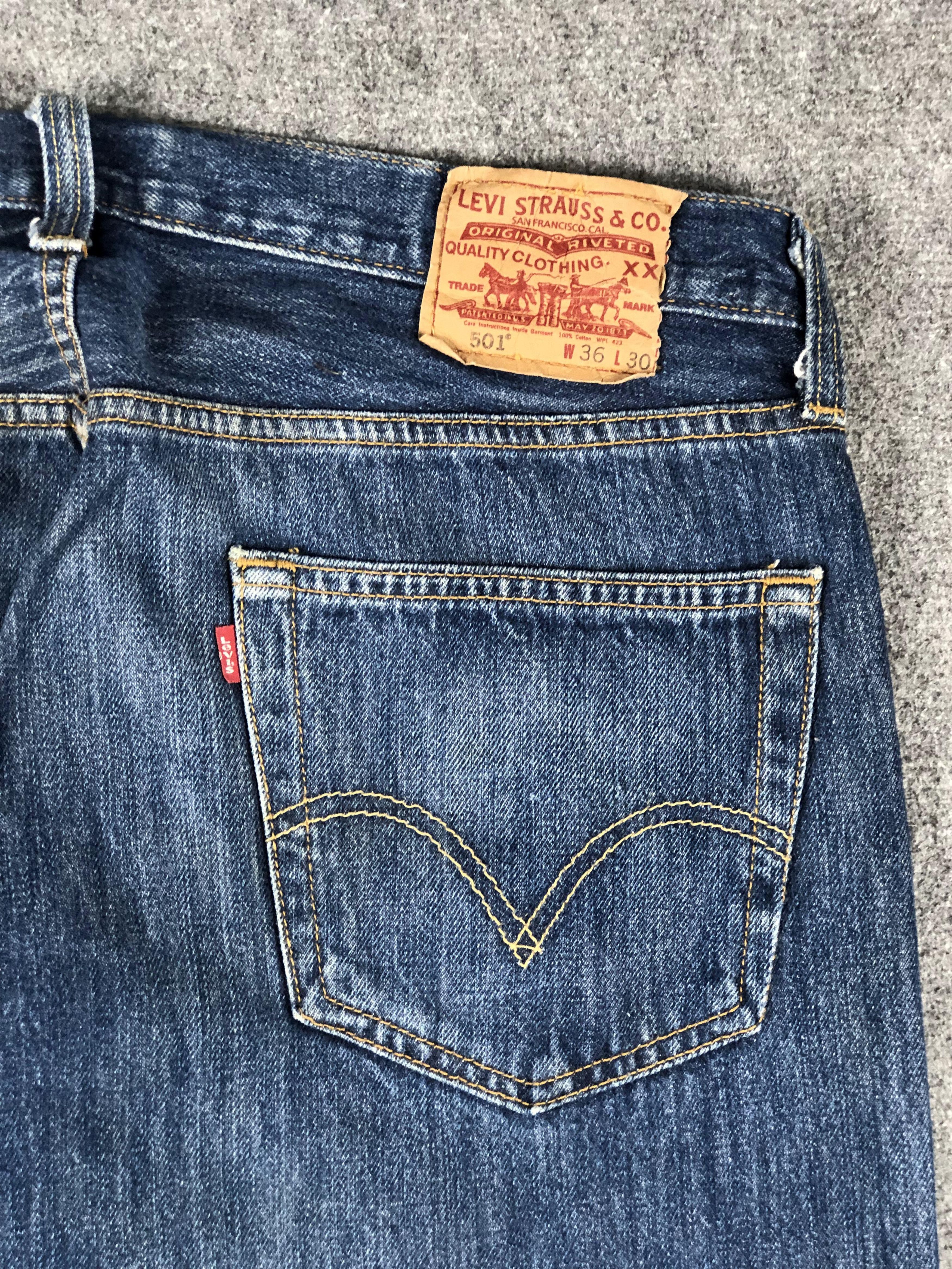 Levi's Vintage Levis 501 Faded Blue Jeans DP2226 Size US 32 / EU 48 - 15 Thumbnail