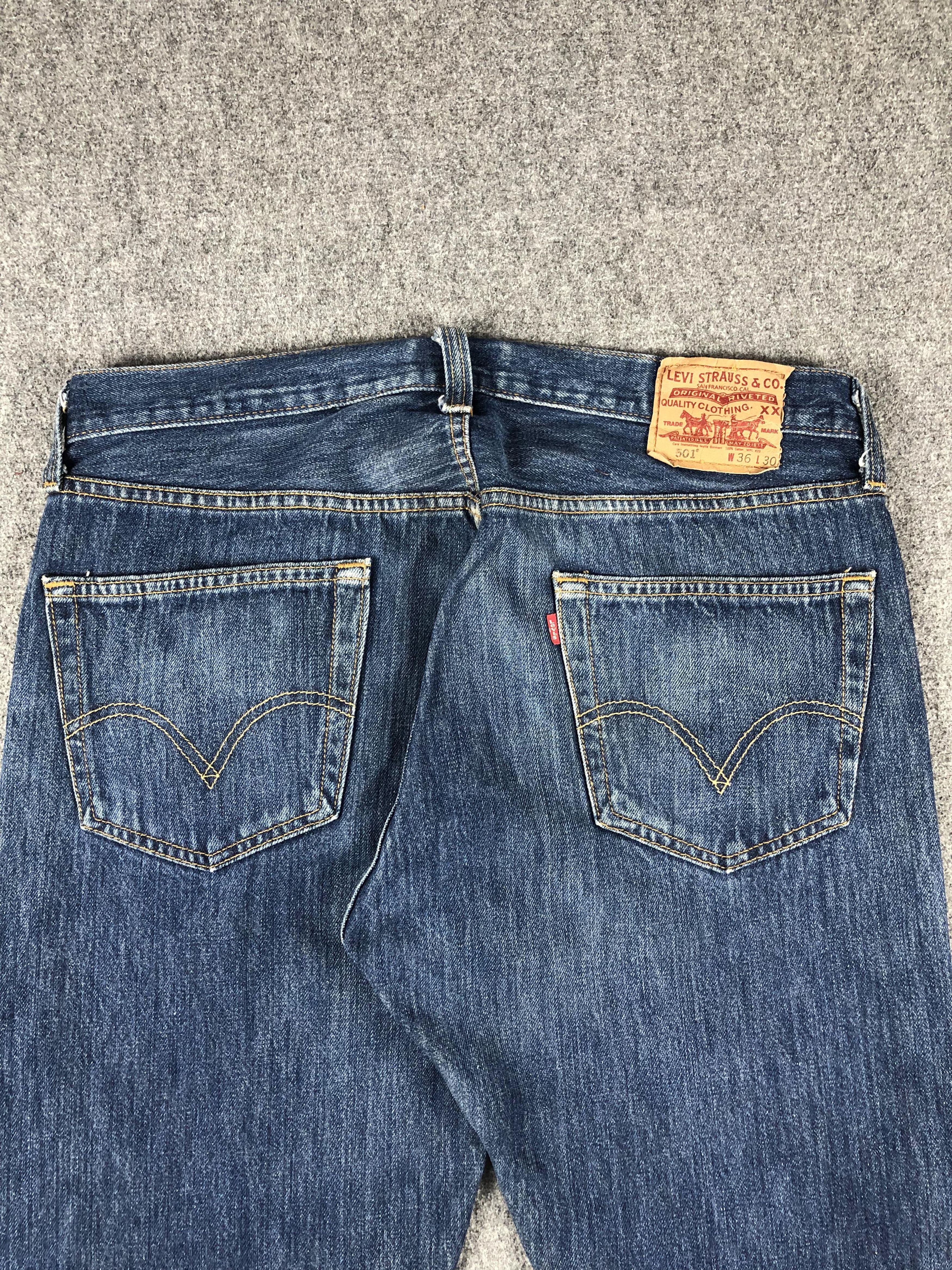 Levi's Vintage Levis 501 Faded Blue Jeans DP2226 Size US 32 / EU 48 - 5 Thumbnail