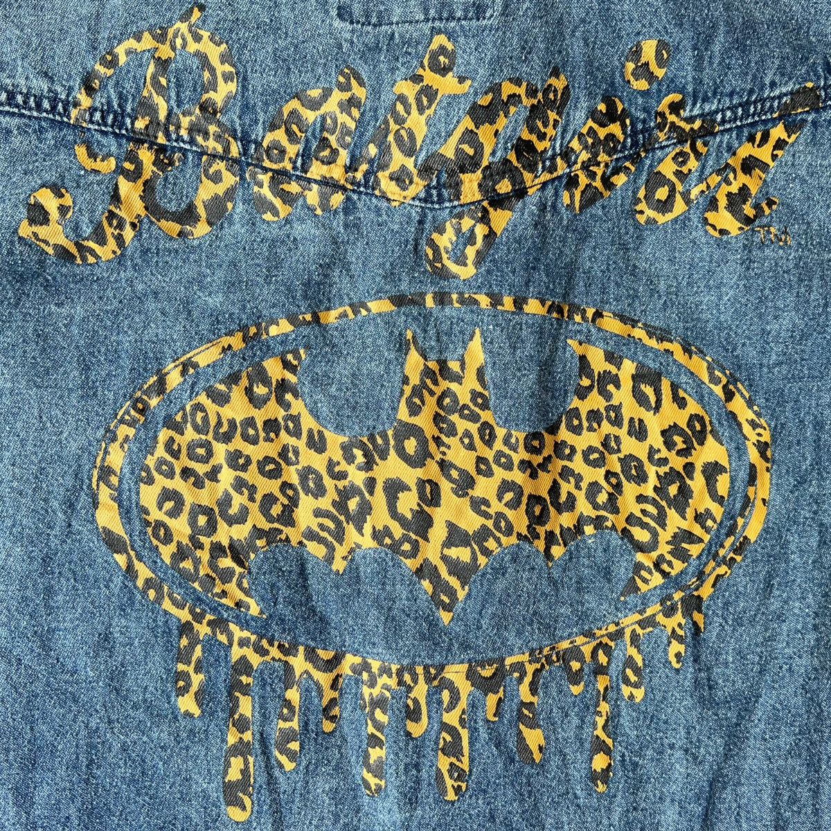 DC Comics × Japanese Brand × Vintage VINTAGE BATGIRL DC COMICS LS DENIM BLOUSE Size L / US 10 / IT 46 - 5 Thumbnail