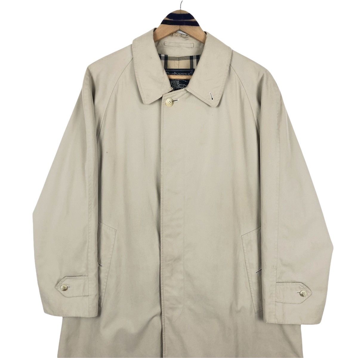 Burberry Vintage Burberrys Prorsum Car Coat Tartan Trench Coat Size US L / EU 52-54 / 3 - 2 Thumbnail