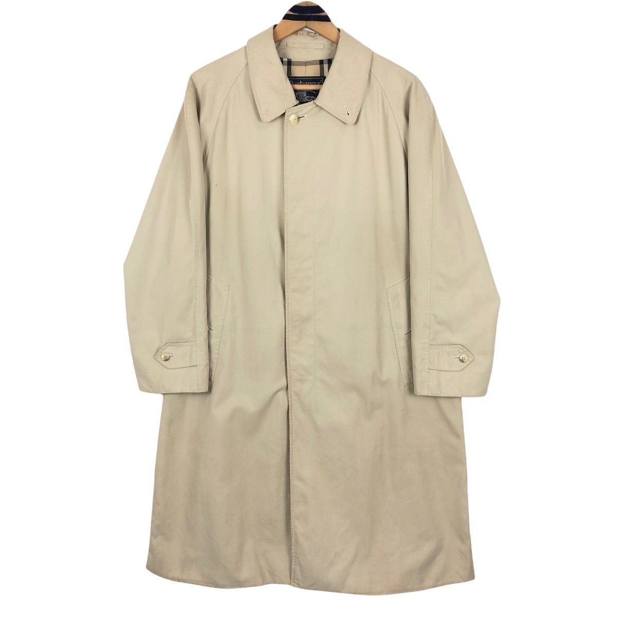 Burberry Vintage Burberrys Prorsum Car Coat Tartan Trench Coat Size US L / EU 52-54 / 3 - 1 Thumbnail