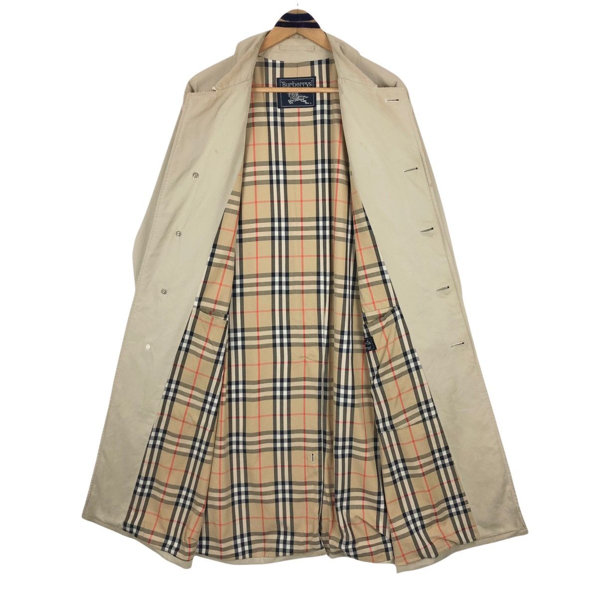 Burberry Vintage Burberrys Prorsum Car Coat Tartan Trench Coat Size US L / EU 52-54 / 3 - 9 Thumbnail