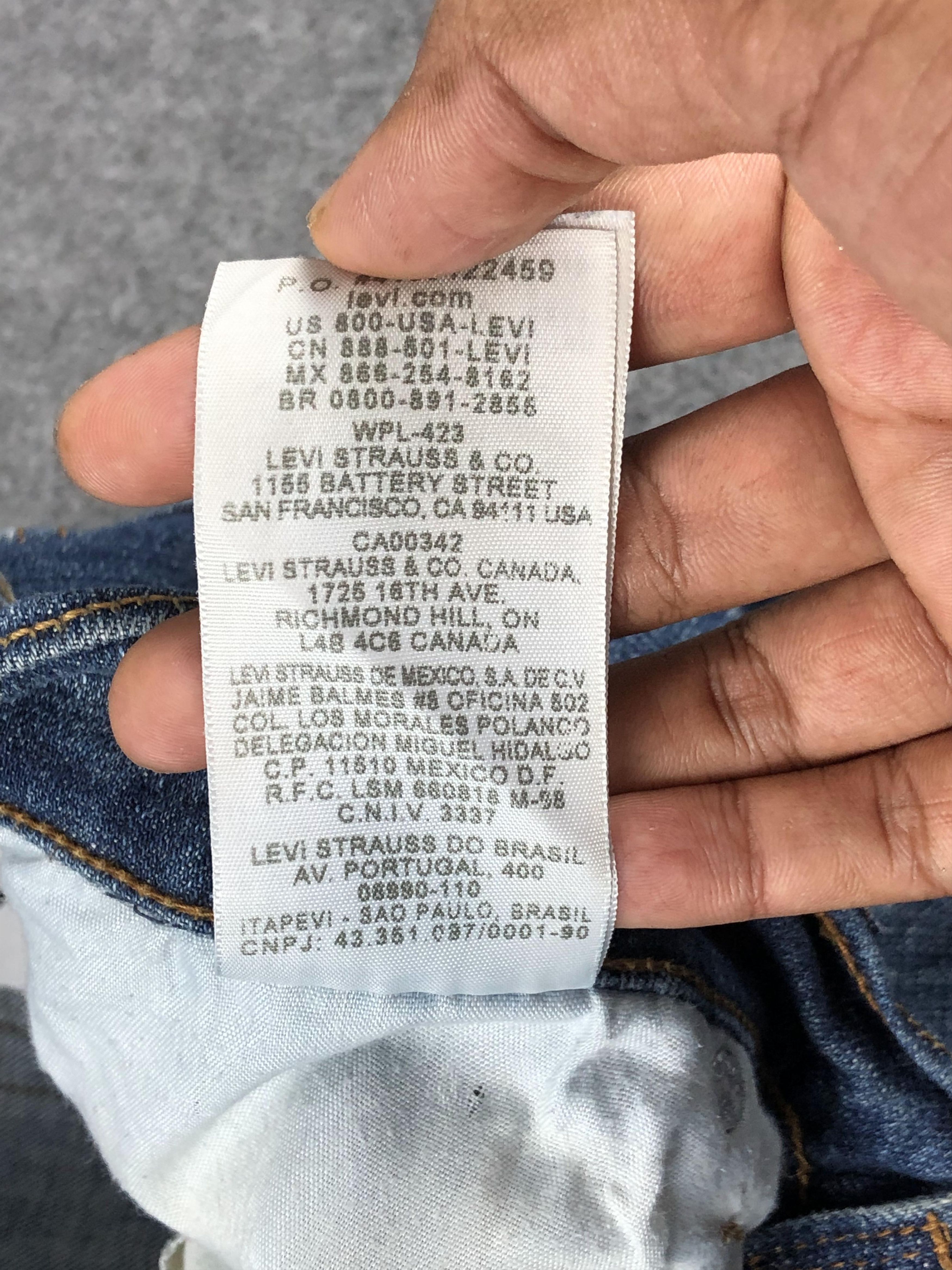 Levi's × Vintage Vintage Levis 505 Faded Blue Women Jeans DP2227 Size US 34 / EU 50 - 8 Thumbnail