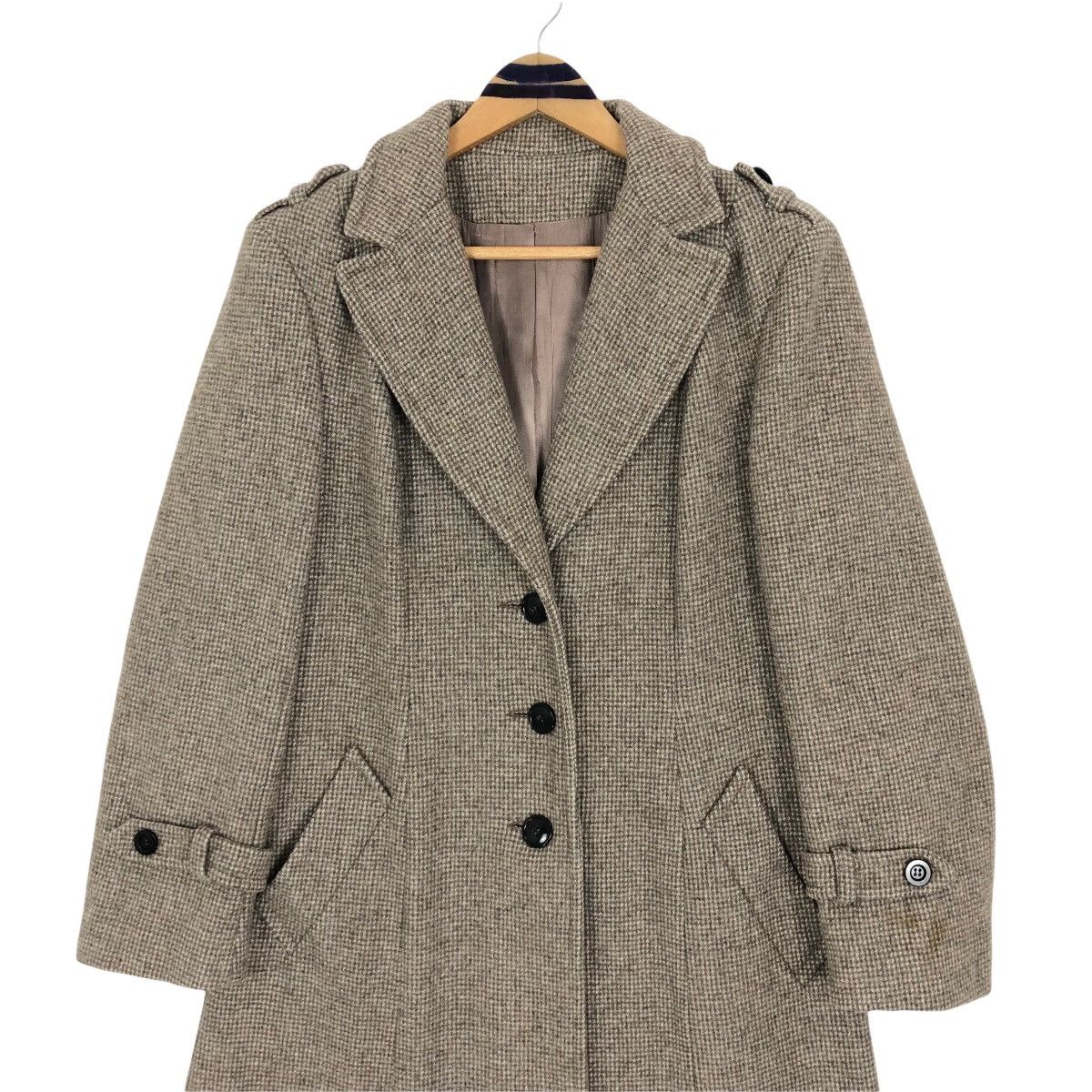 Vintage Vintage 80s Betty Rose Women’s Wool Trench Coat Size S / US 4 / IT 40 - 3 Thumbnail
