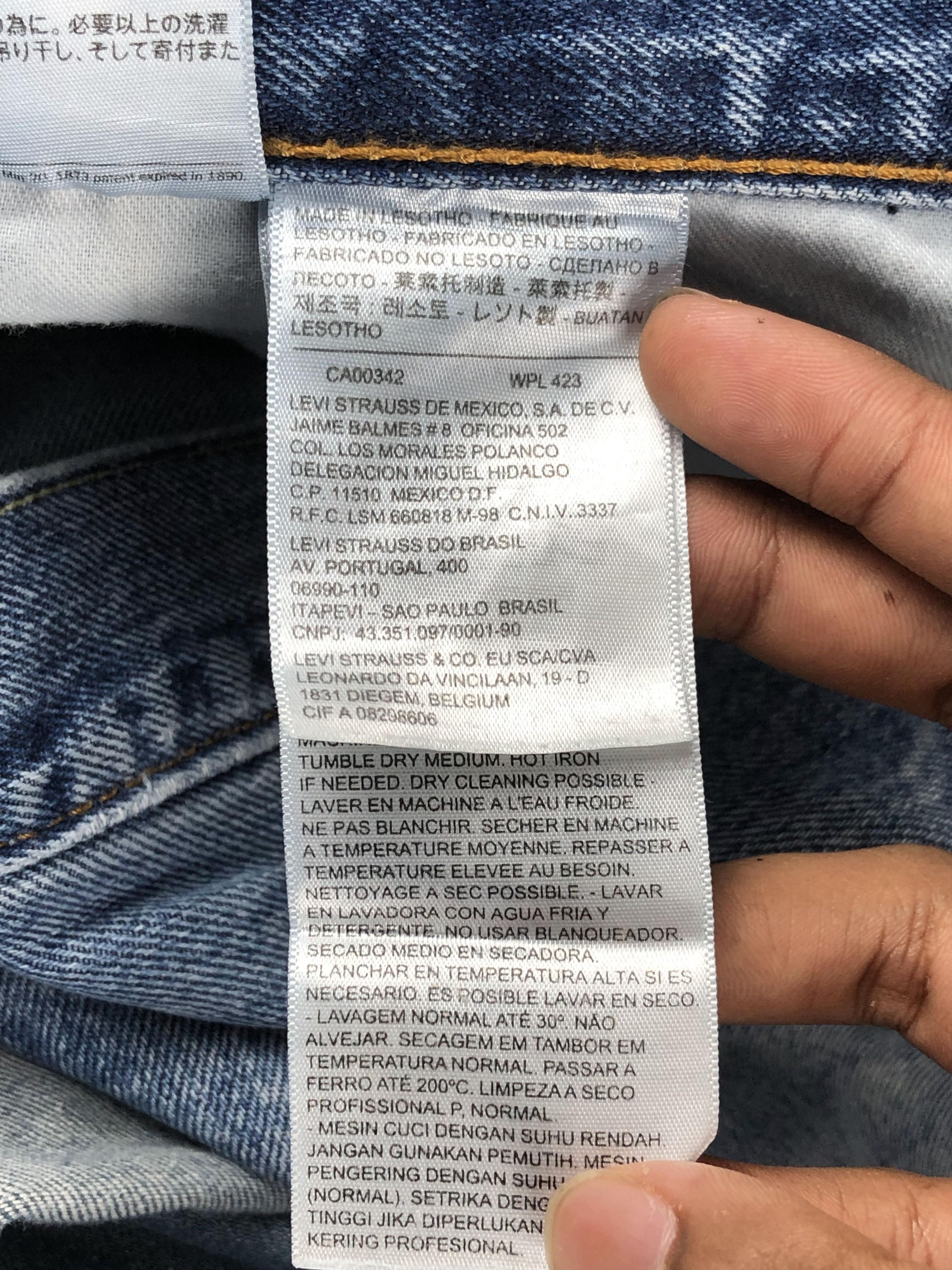 Levi's × Vintage Vintage Levis 505 Faded Blue Jeans DP2228 Size US 36 / EU 52 - 8 Thumbnail