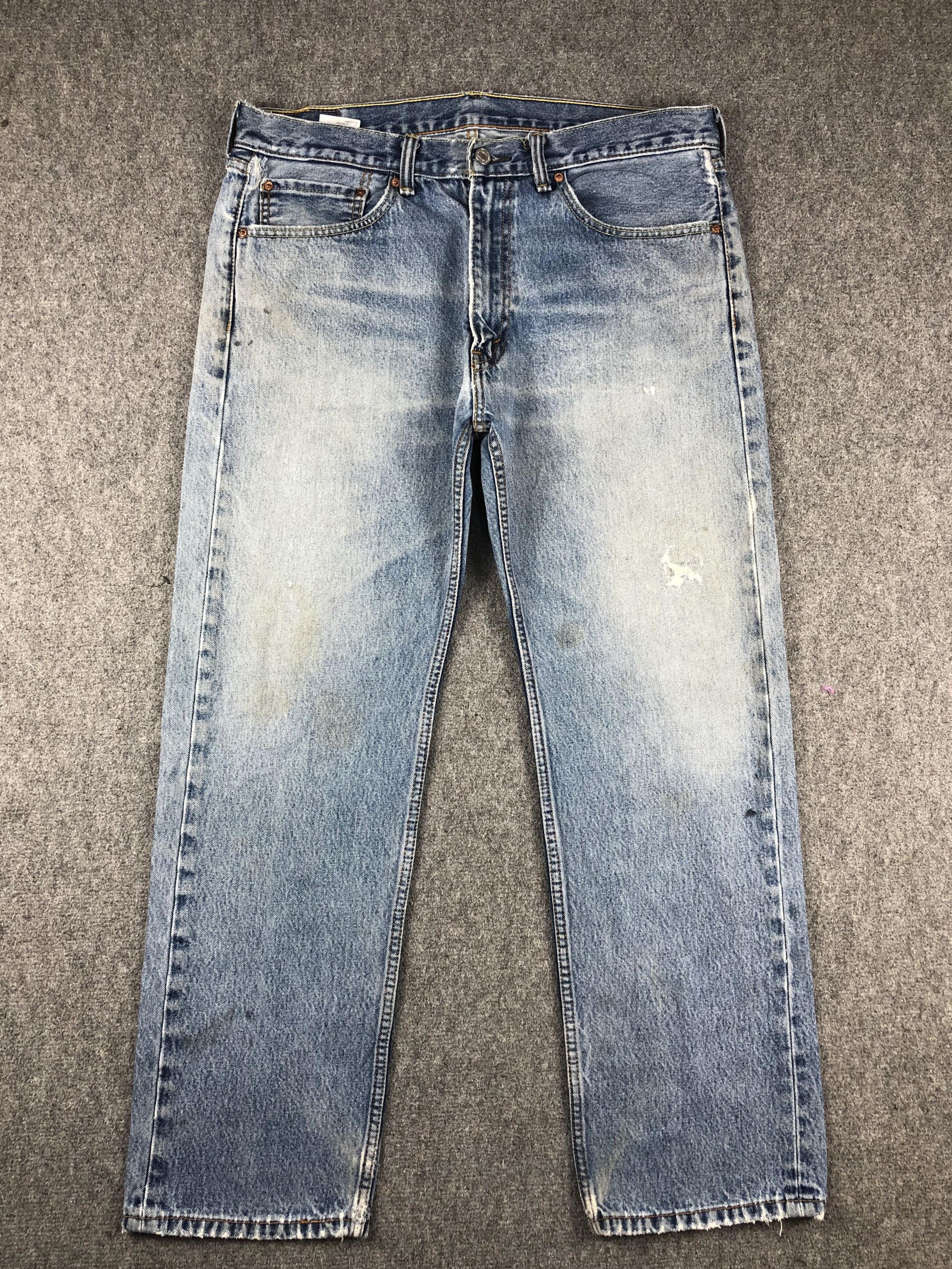 Vintage Levis 505 Faded Blue Jeans DP2228
