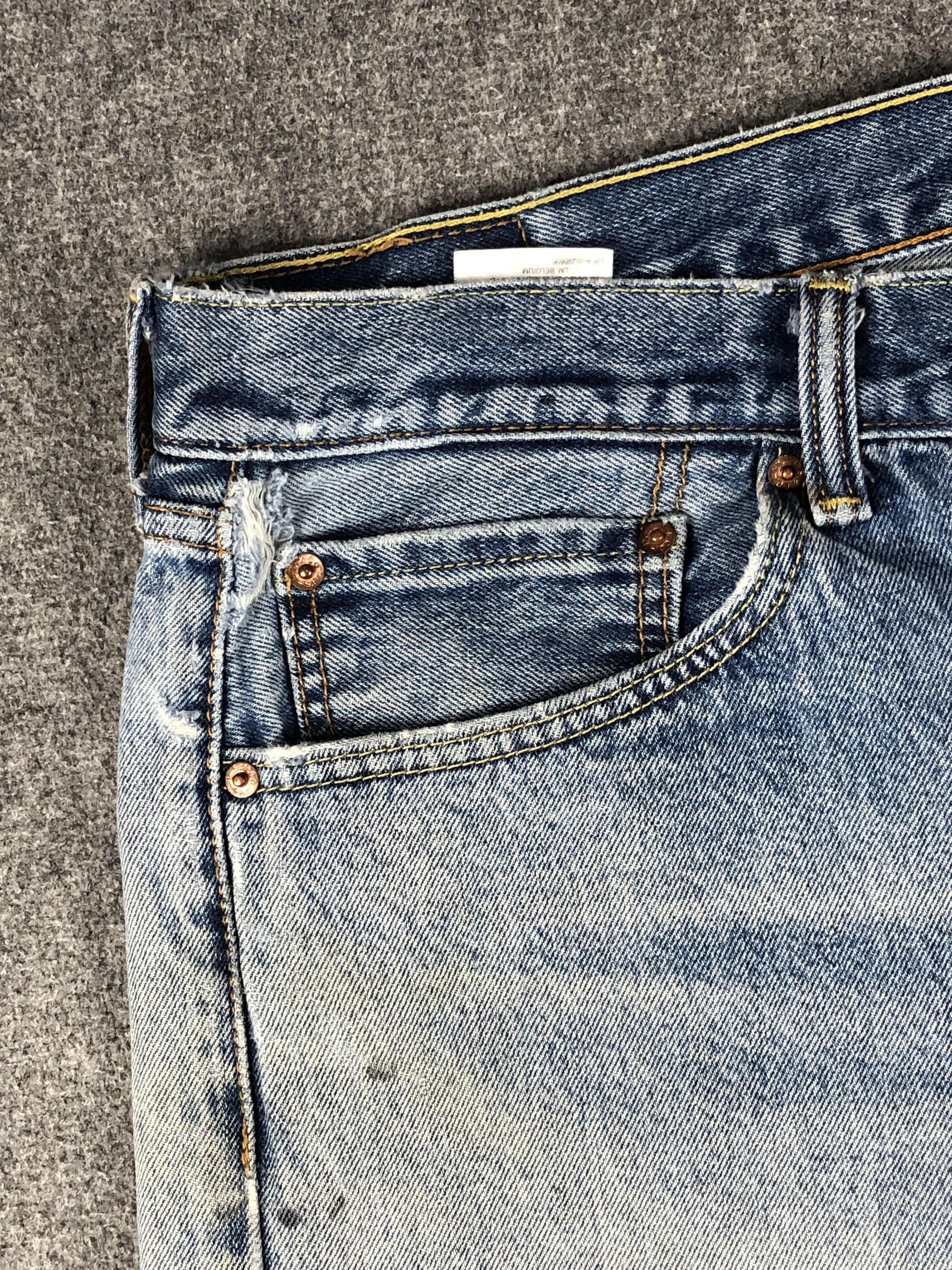 Levi's × Vintage Vintage Levis 505 Faded Blue Jeans DP2228 Size US 36 / EU 52 - 14 Thumbnail