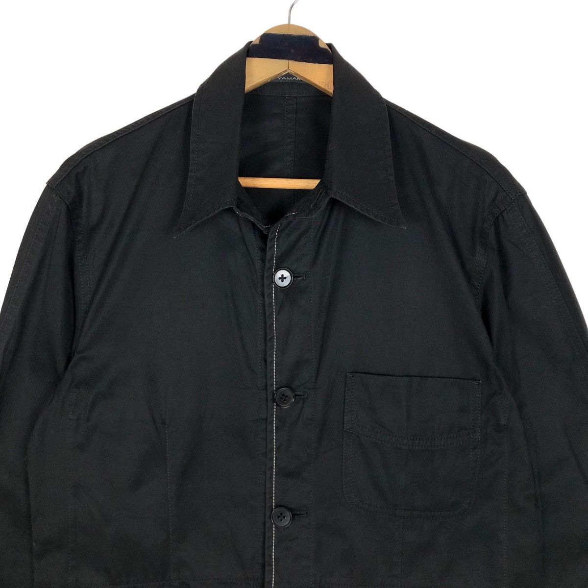 Yohji Yamamoto Y’s For Men Yohji Yamamoto Cotton Button Up Light Jacket Size US M / EU 48-50 / 2 - 7 Thumbnail