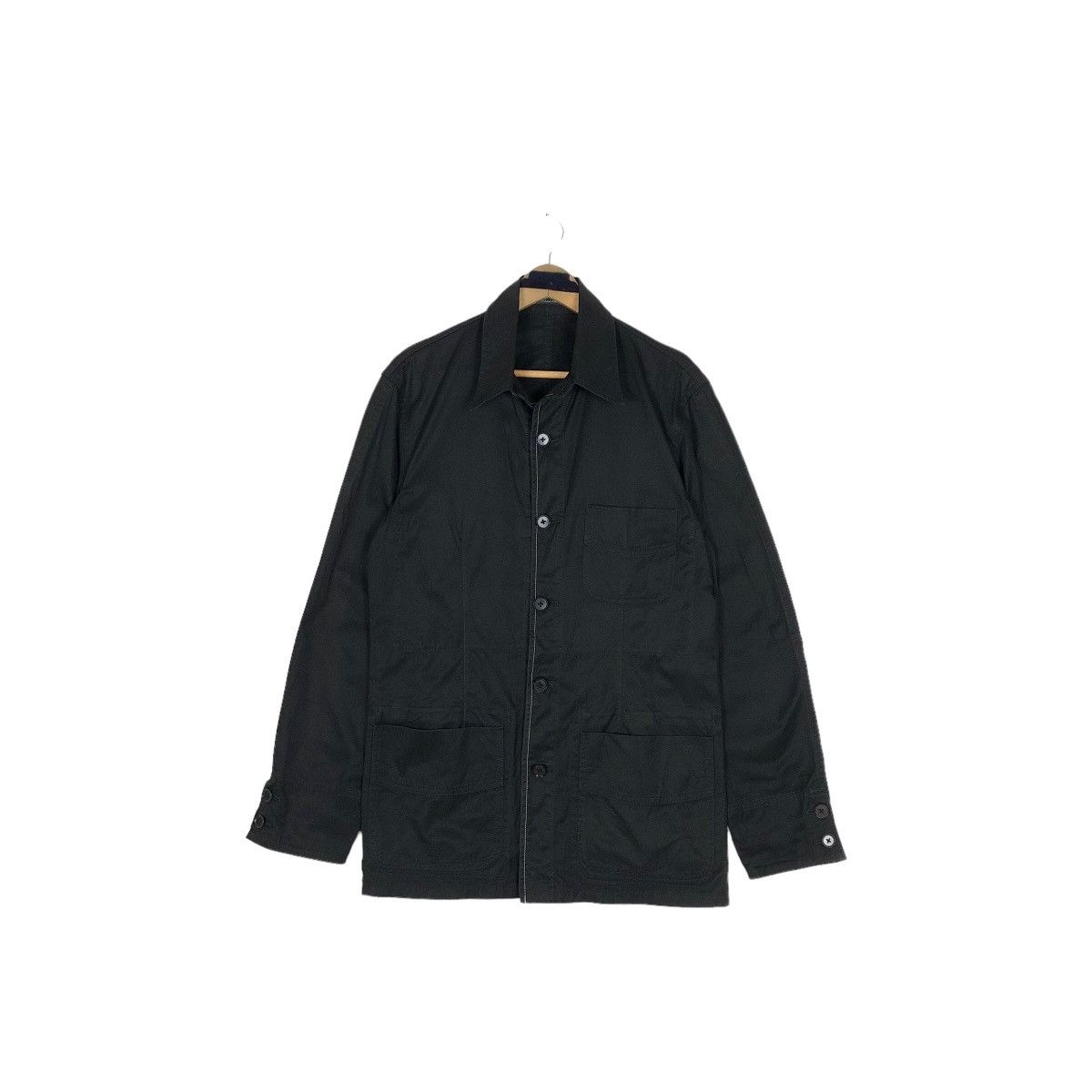 Yohji Yamamoto Y’s For Men Yohji Yamamoto Cotton Button Up Light Jacket Size US M / EU 48-50 / 2 - 6 Thumbnail