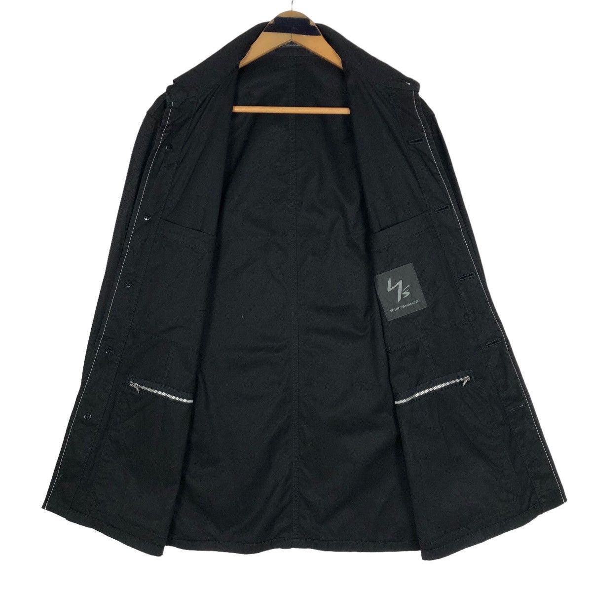 Yohji Yamamoto Y’s For Men Yohji Yamamoto Cotton Button Up Light Jacket Size US M / EU 48-50 / 2 - 10 Thumbnail