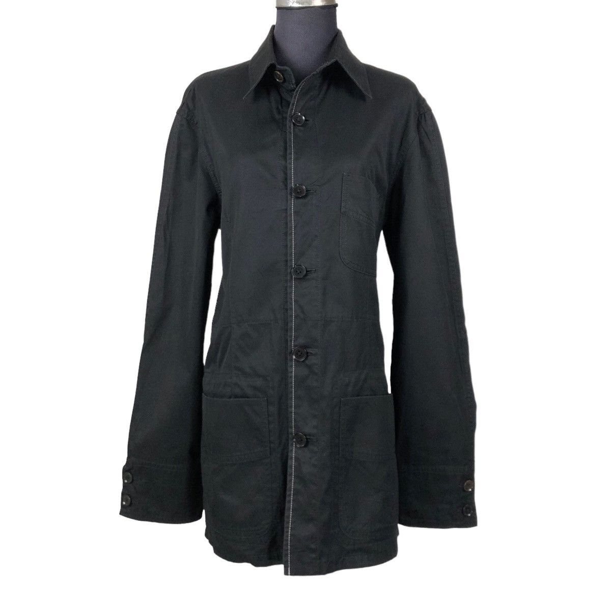 Yohji Yamamoto Y’s For Men Yohji Yamamoto Cotton Button Up Light Jacket Size US M / EU 48-50 / 2 - 2 Thumbnail