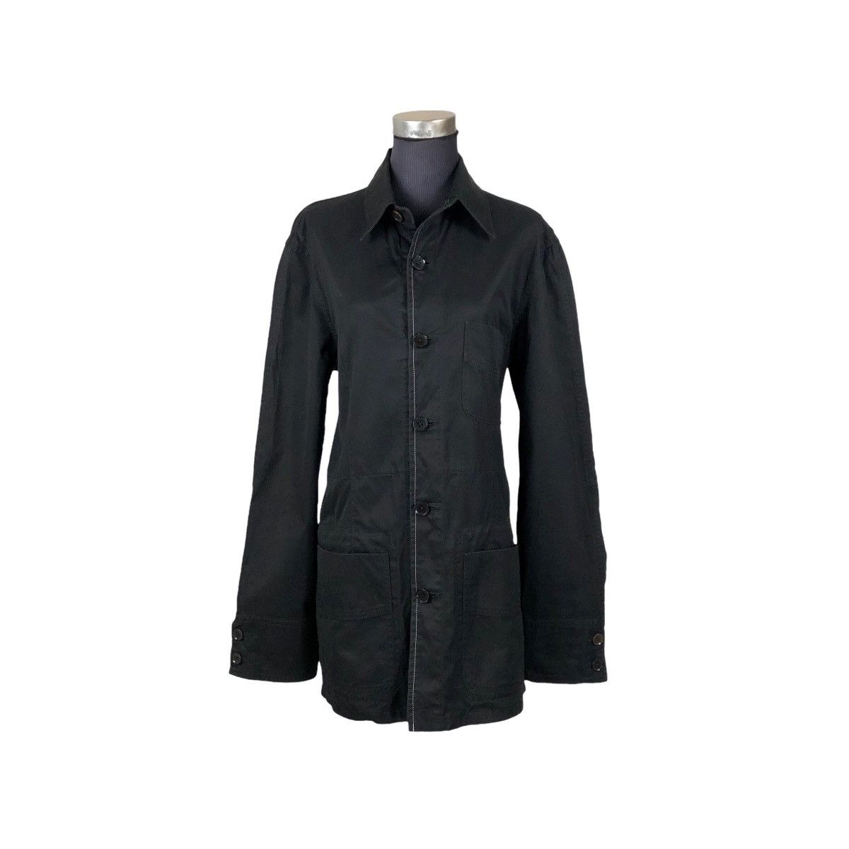 Yohji Yamamoto Y’s For Men Yohji Yamamoto Cotton Button Up Light Jacket Size US M / EU 48-50 / 2 - 4 Thumbnail