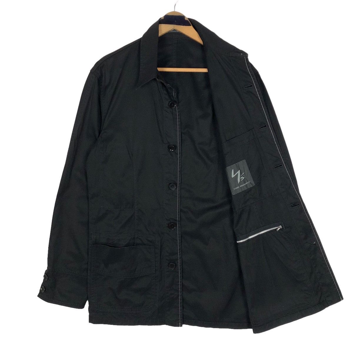 Yohji Yamamoto Y’s For Men Yohji Yamamoto Cotton Button Up Light Jacket Size US M / EU 48-50 / 2 - 17 Thumbnail