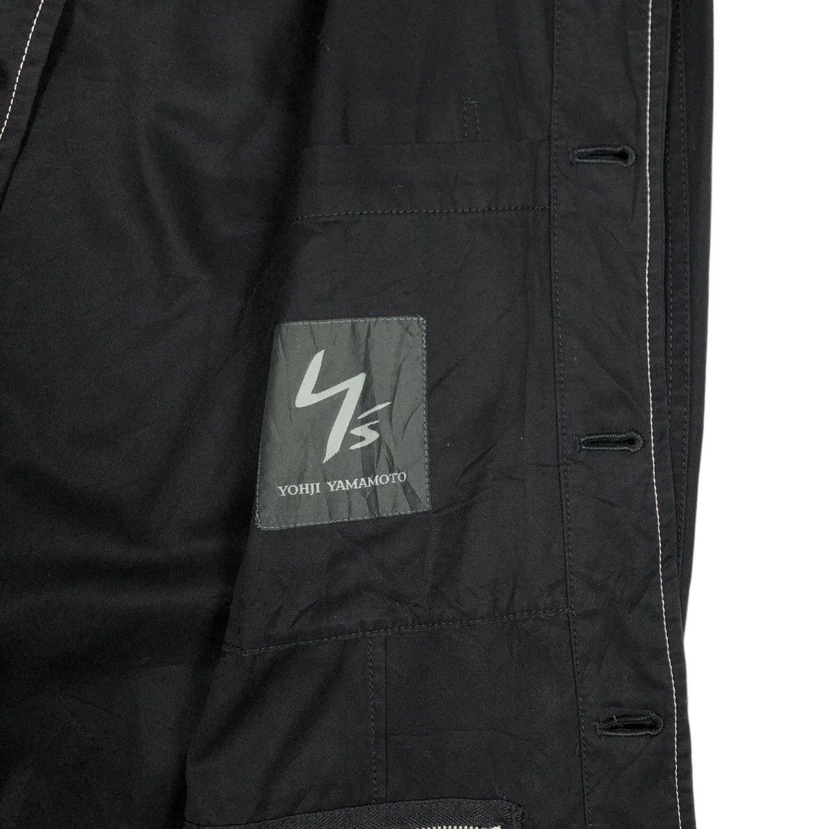 Yohji Yamamoto Y’s For Men Yohji Yamamoto Cotton Button Up Light Jacket Size US M / EU 48-50 / 2 - 9 Thumbnail