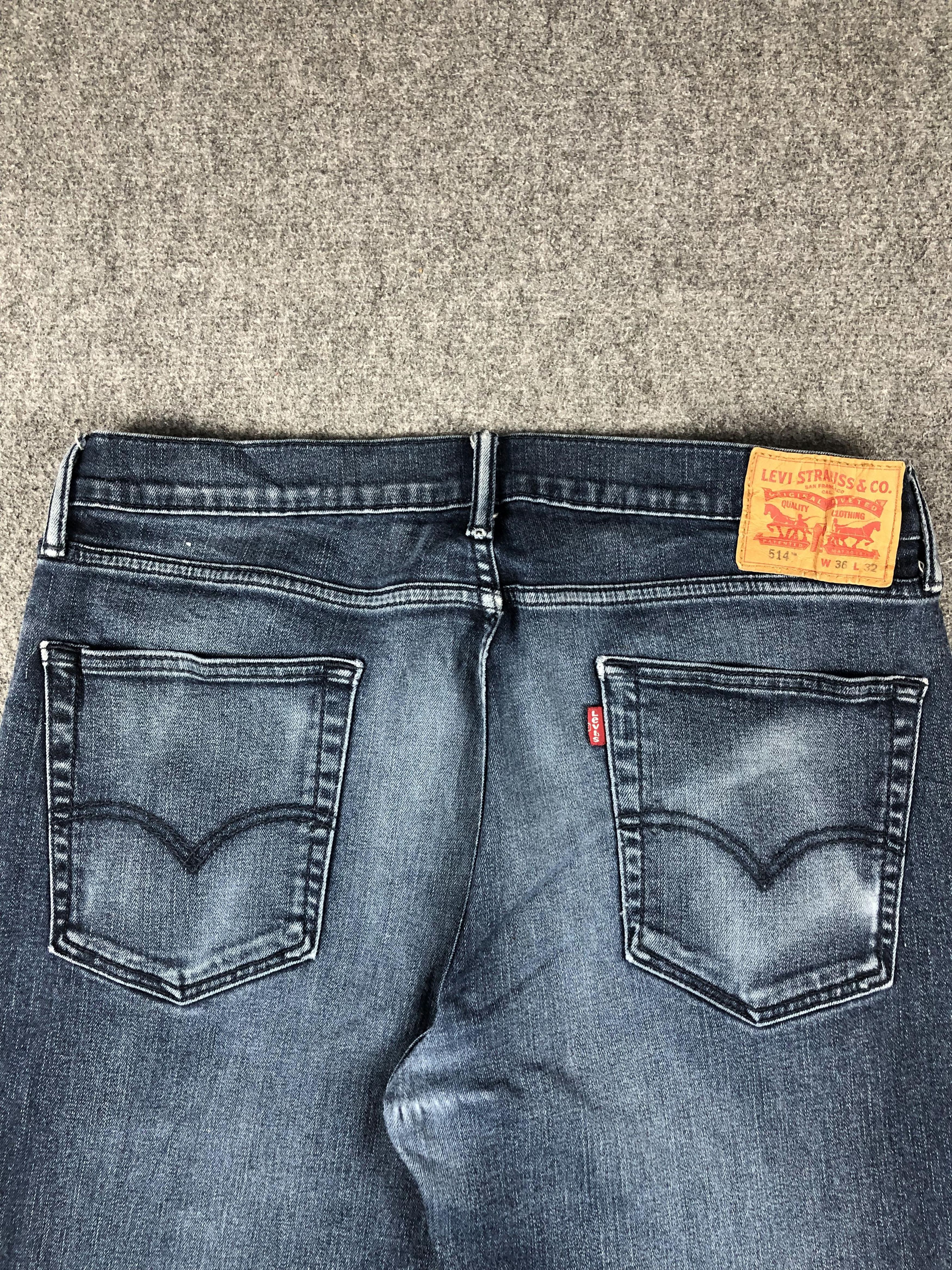 Levi's × Vintage Vintage Levis 514 Faded Blue Jeans DP2229 Size US 34 / EU 50 - 4 Thumbnail