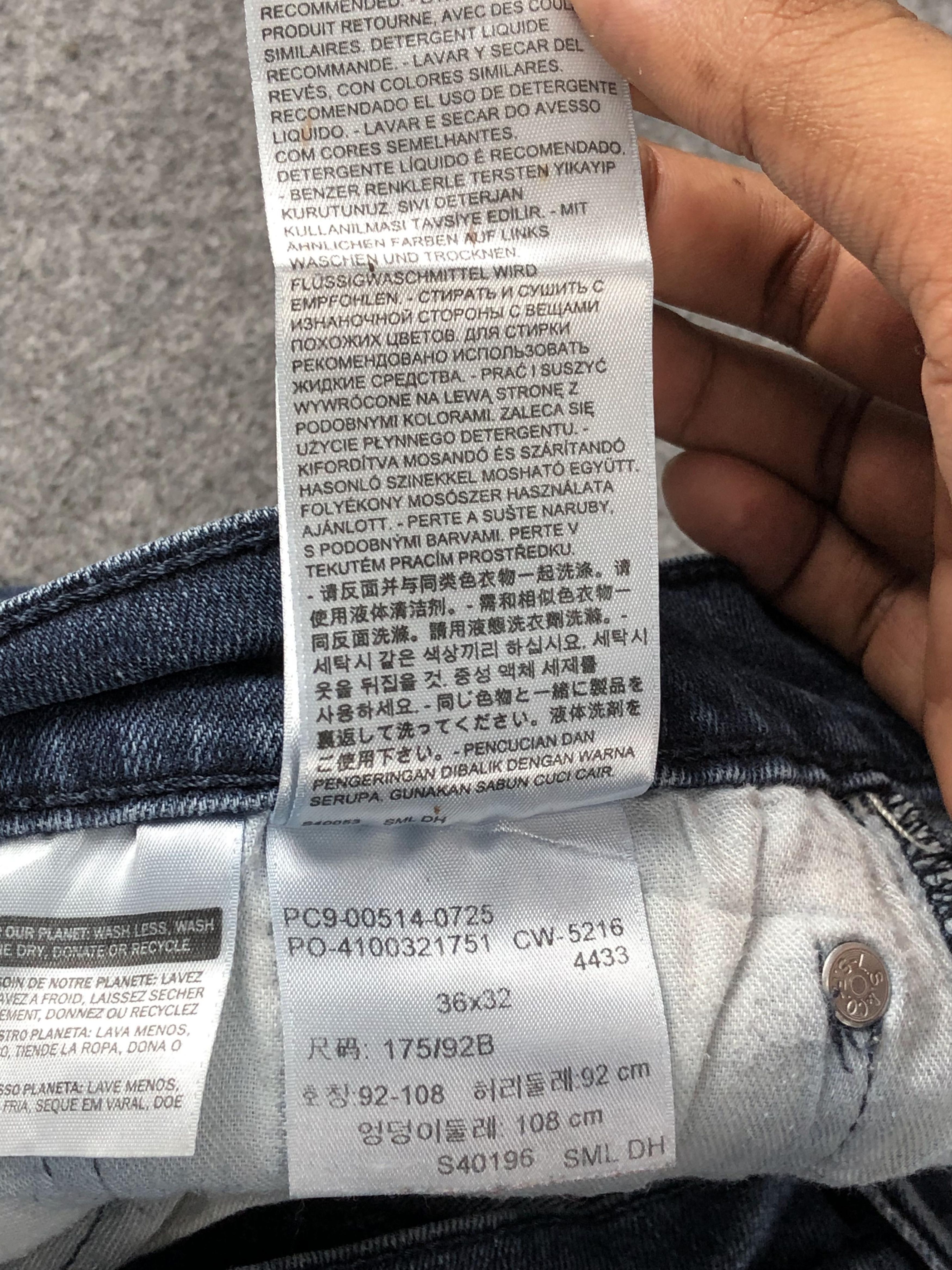 Levi's × Vintage Vintage Levis 514 Faded Blue Jeans DP2229 Size US 34 / EU 50 - 8 Thumbnail