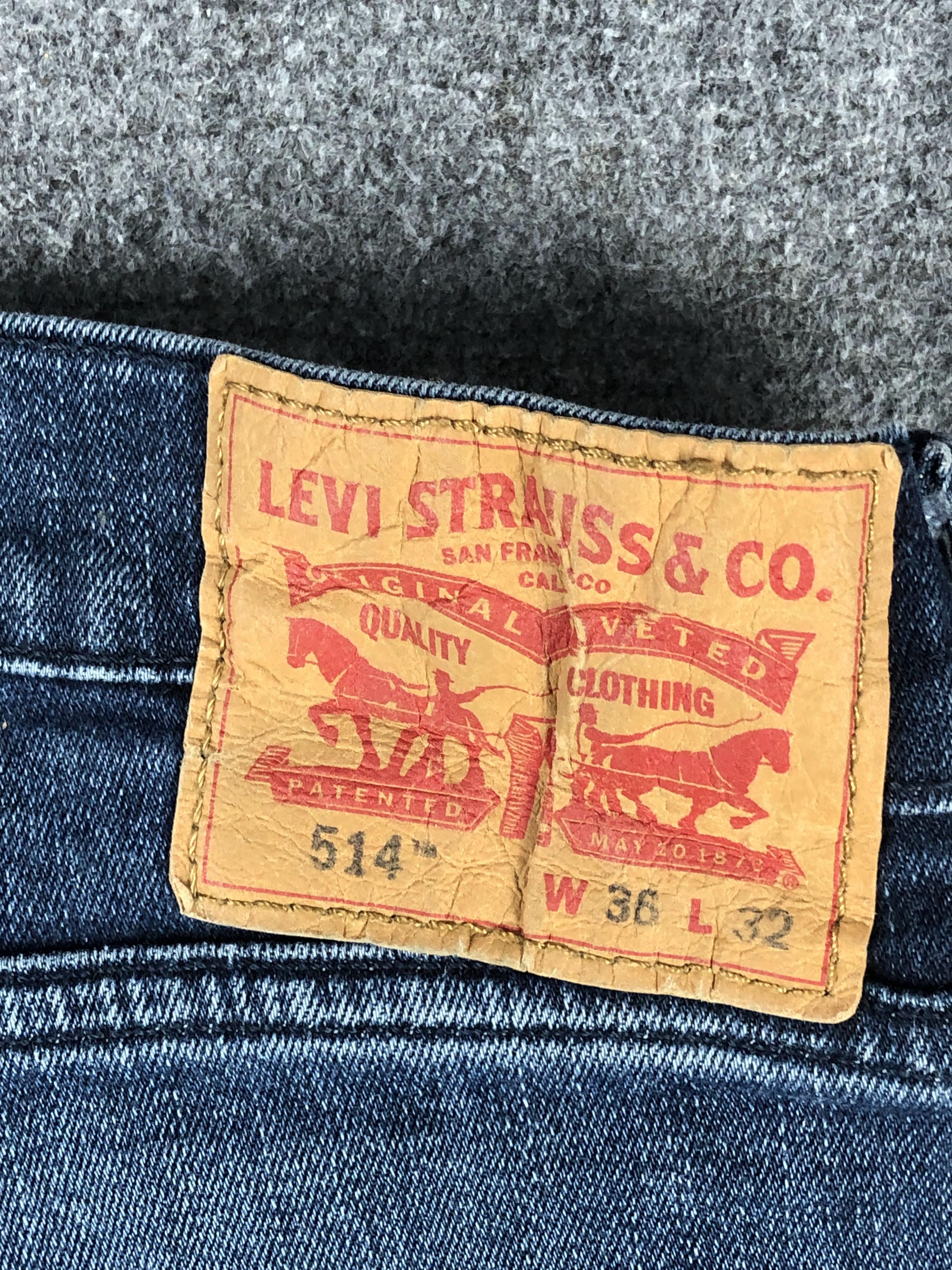 Levi's × Vintage Vintage Levis 514 Faded Blue Jeans DP2229 Size US 34 / EU 50 - 5 Thumbnail