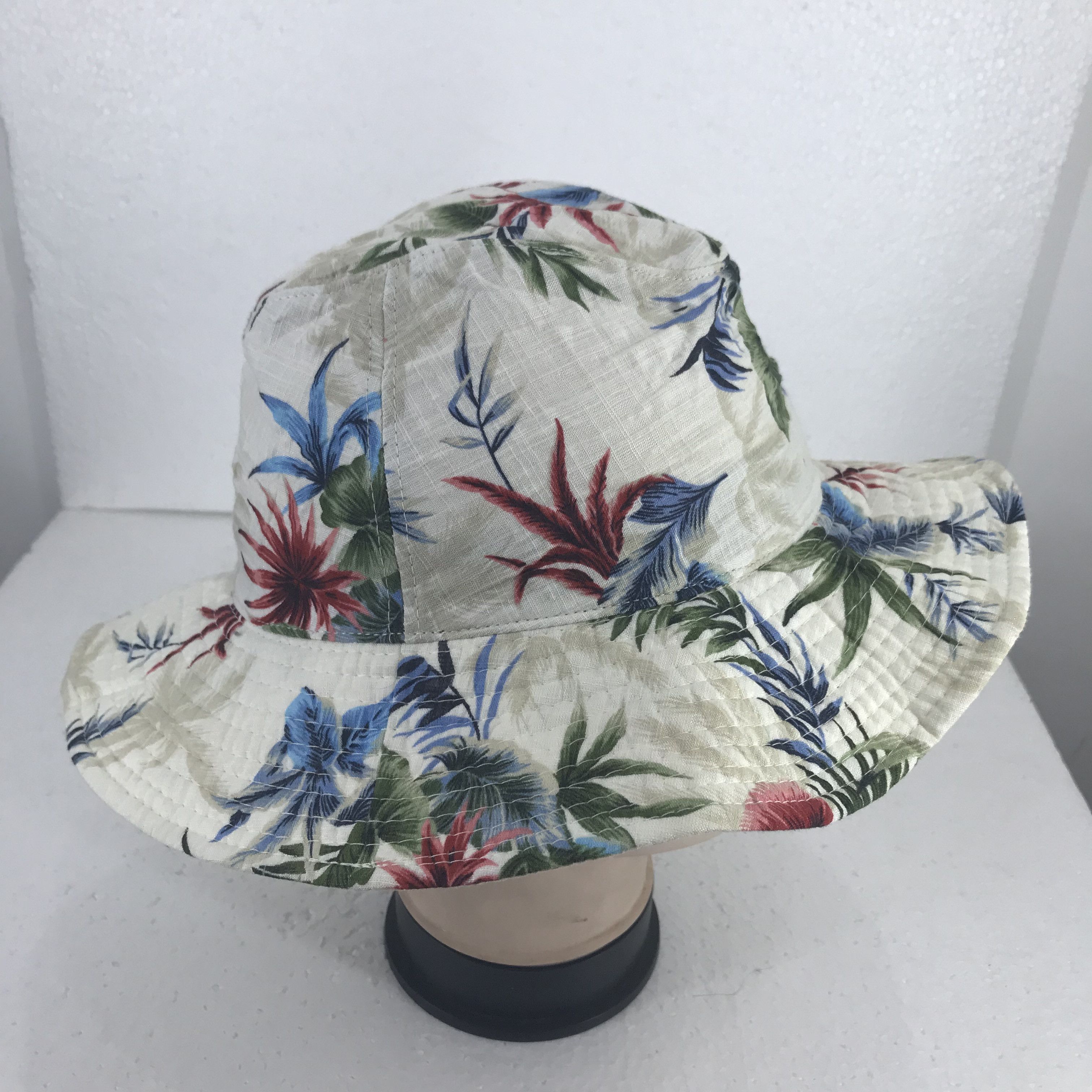 Japanese Brand All Over Print Floral Bucket Hat Size ONE SIZE - 3 Thumbnail