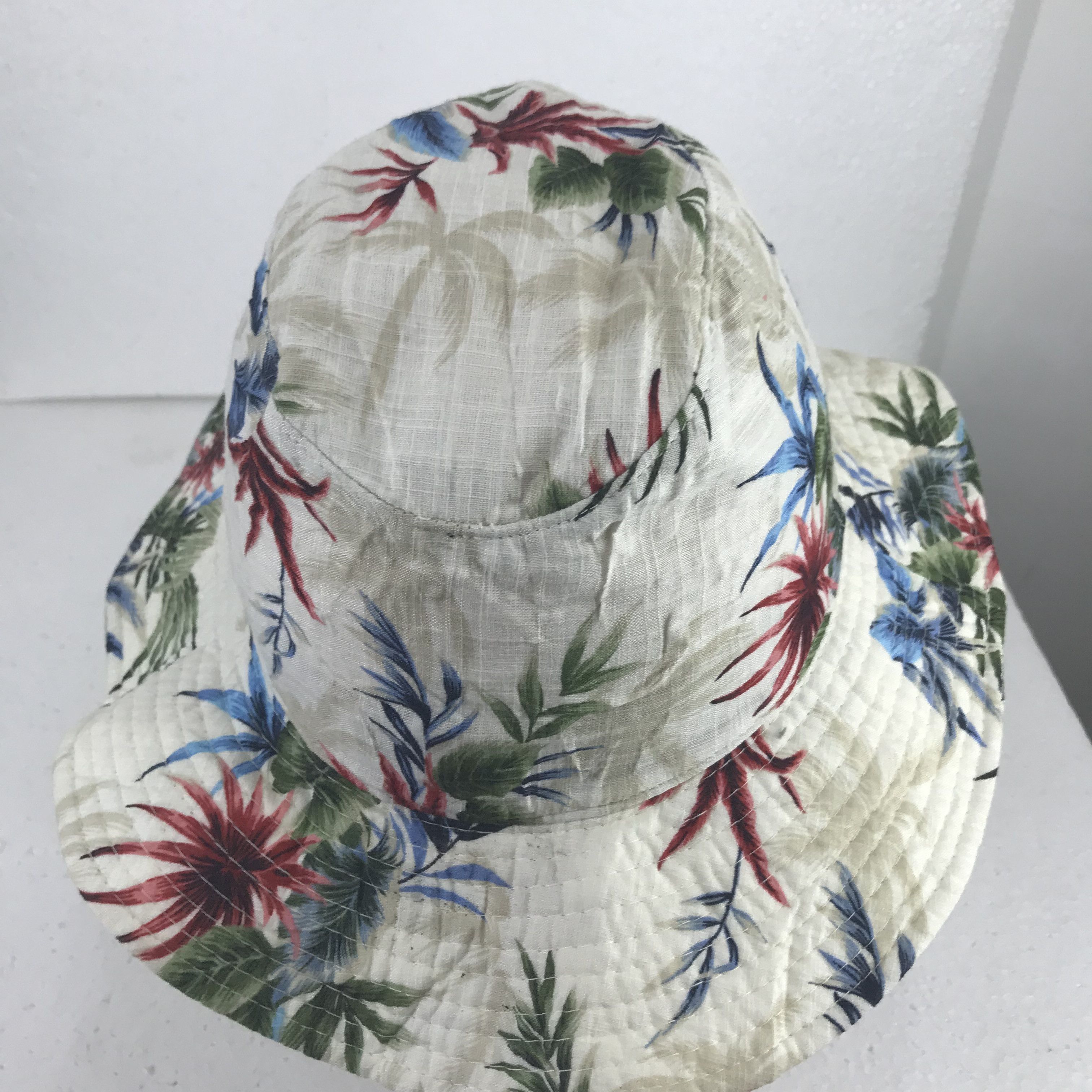 Japanese Brand All Over Print Floral Bucket Hat Size ONE SIZE - 4 Thumbnail