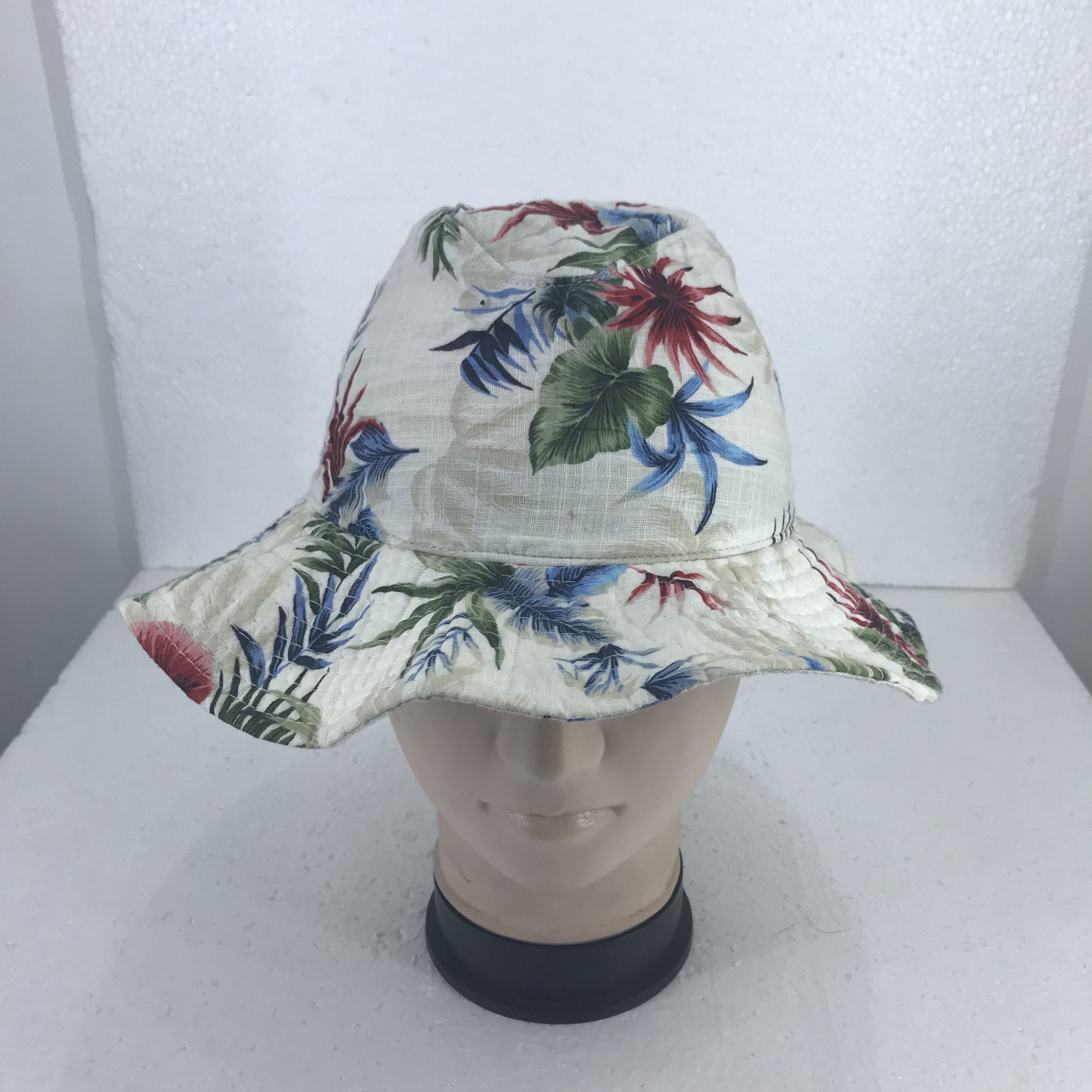 Japanese Brand All Over Print Floral Bucket Hat Size ONE SIZE - 1 Thumbnail