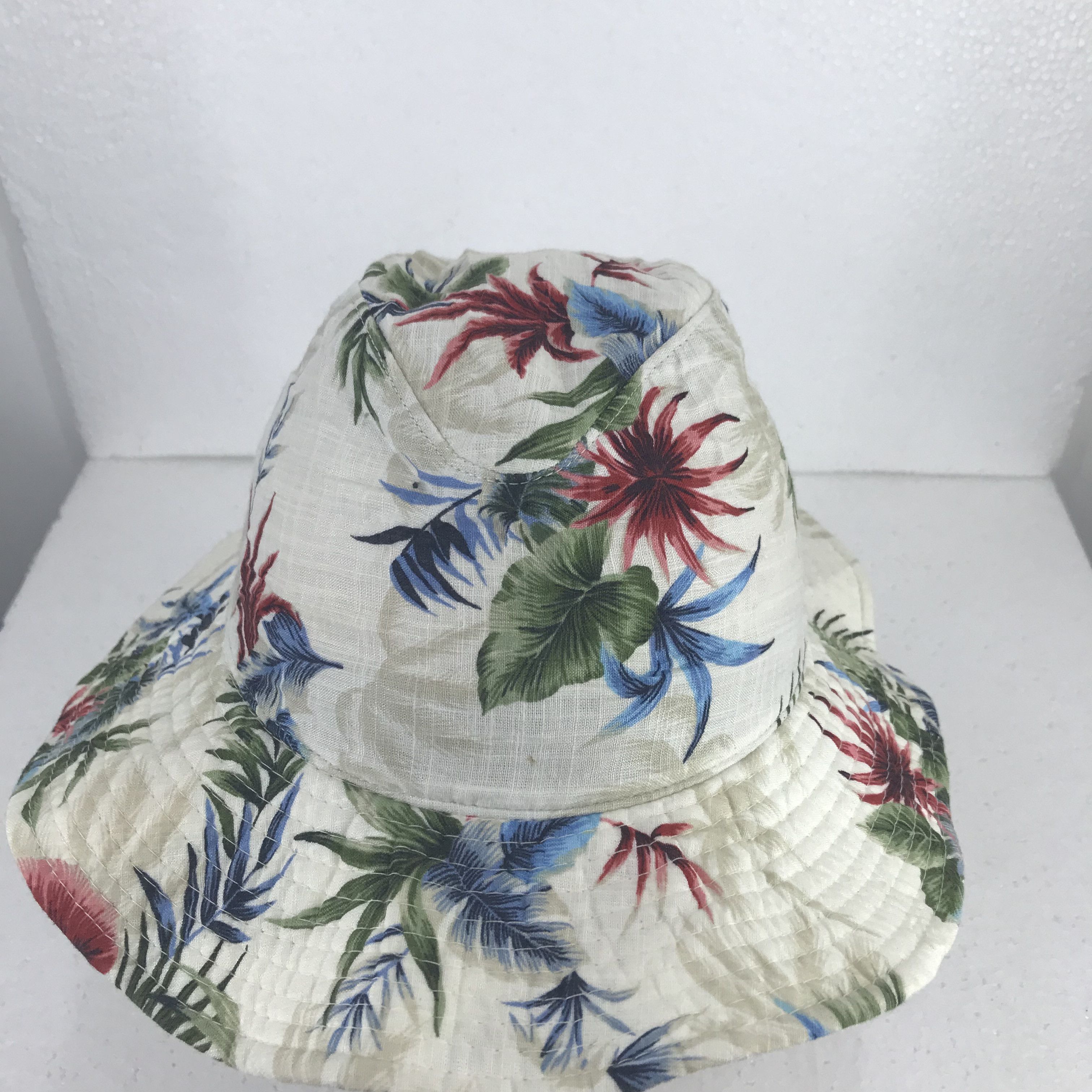 Japanese Brand All Over Print Floral Bucket Hat Size ONE SIZE - 2 Thumbnail