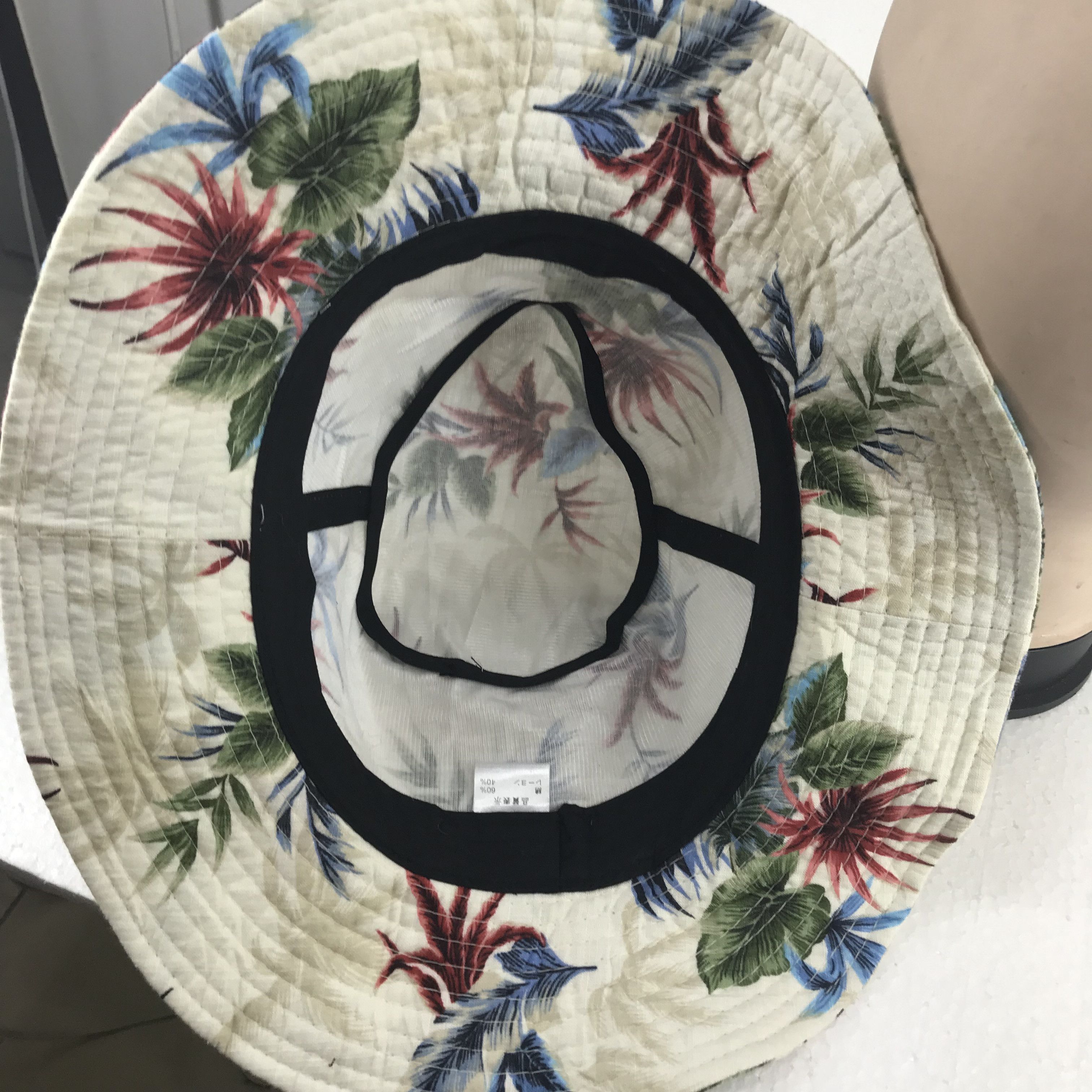 Japanese Brand All Over Print Floral Bucket Hat Size ONE SIZE - 5 Thumbnail