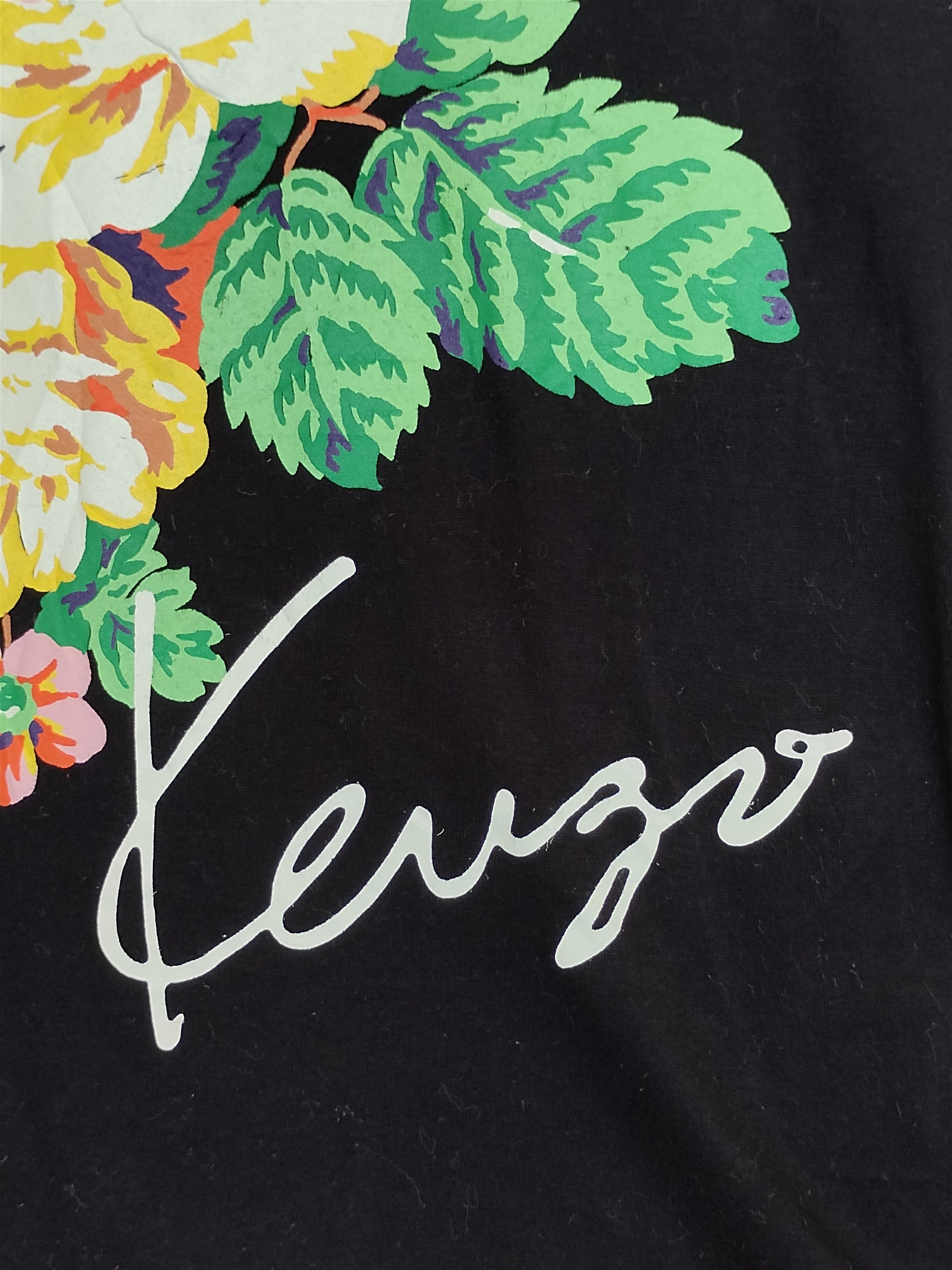 Kenzo Vintage 90s Kenzo Floral Longsleeve T-Shirt Size US M / EU 48-50 / 2 - 3 Thumbnail