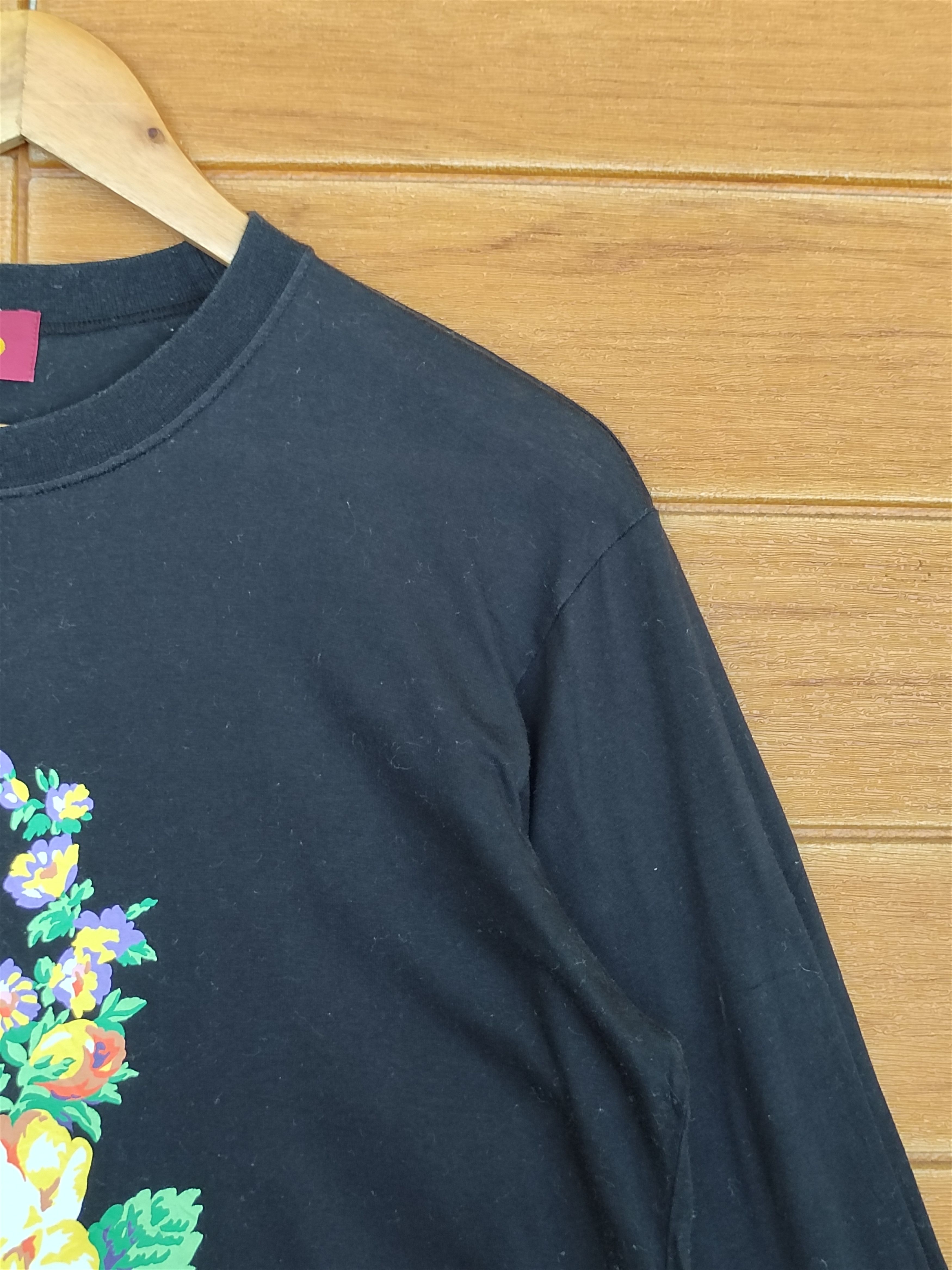 Kenzo Vintage 90s Kenzo Floral Longsleeve T-Shirt Size US M / EU 48-50 / 2 - 5 Thumbnail