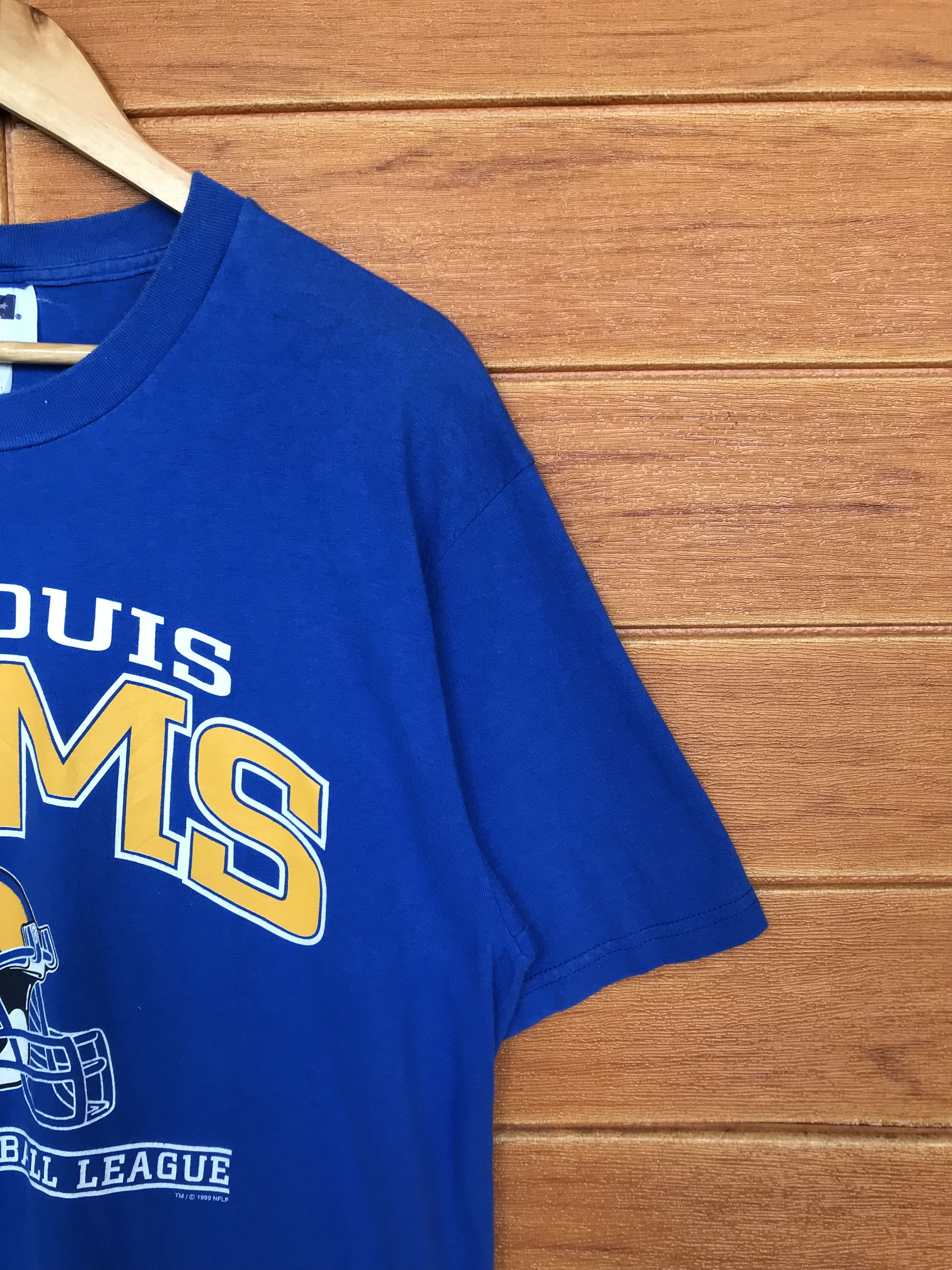 NFL Vintage 90s St. Louis Rams NFL T-Shirt Size US L / EU 52-54 / 3 - 6 Thumbnail