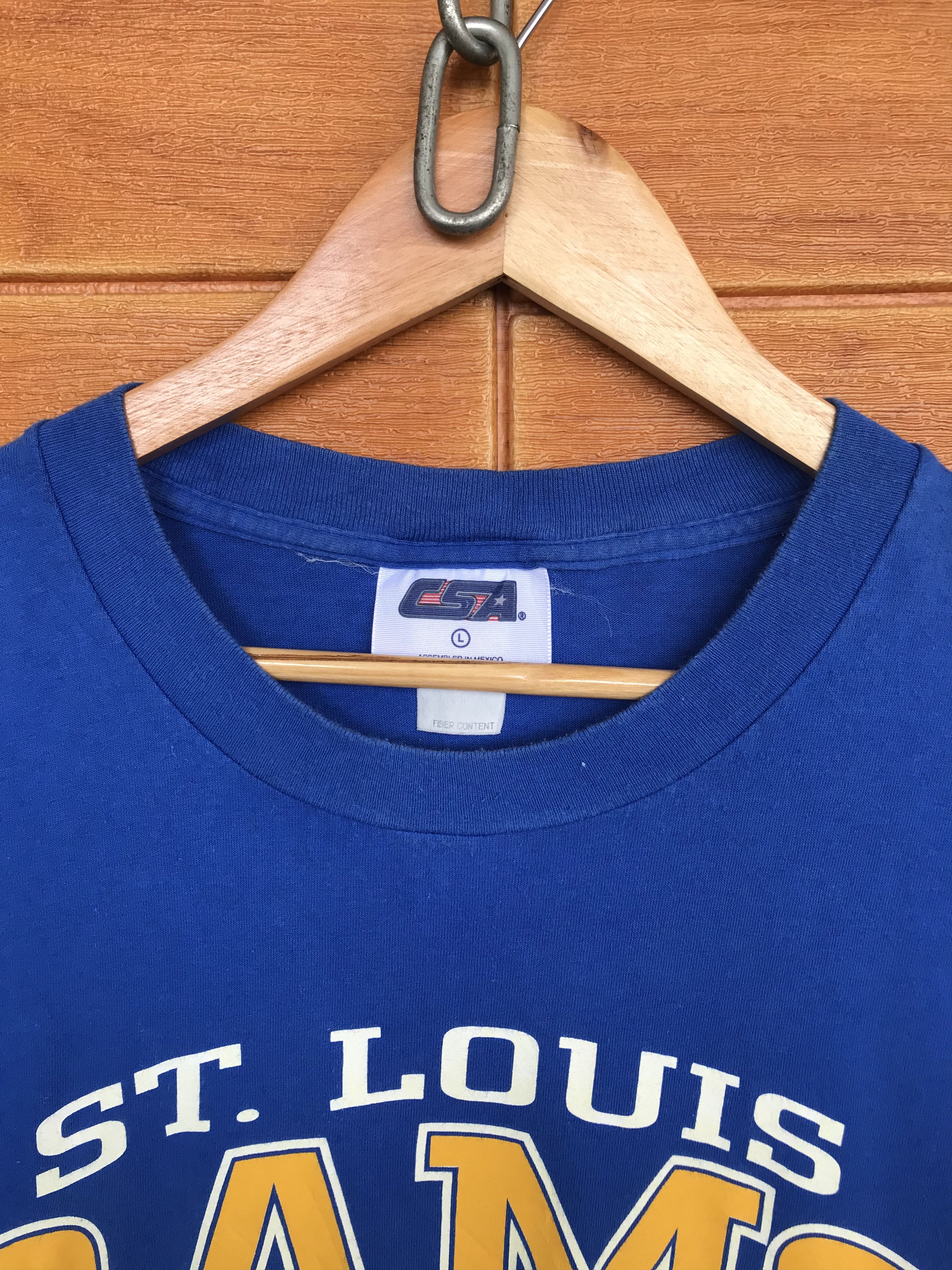 NFL Vintage 90s St. Louis Rams NFL T-Shirt Size US L / EU 52-54 / 3 - 5 Thumbnail
